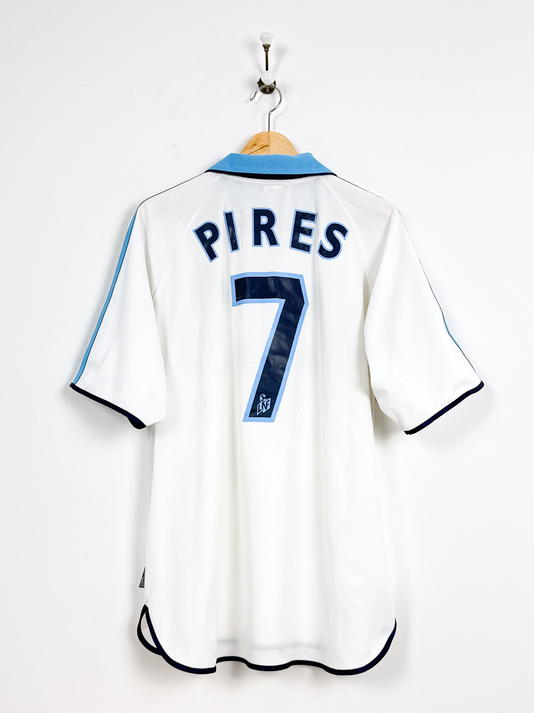 Maillot Olympique de Marseille 1999/00 Home (XL) PIRES #7