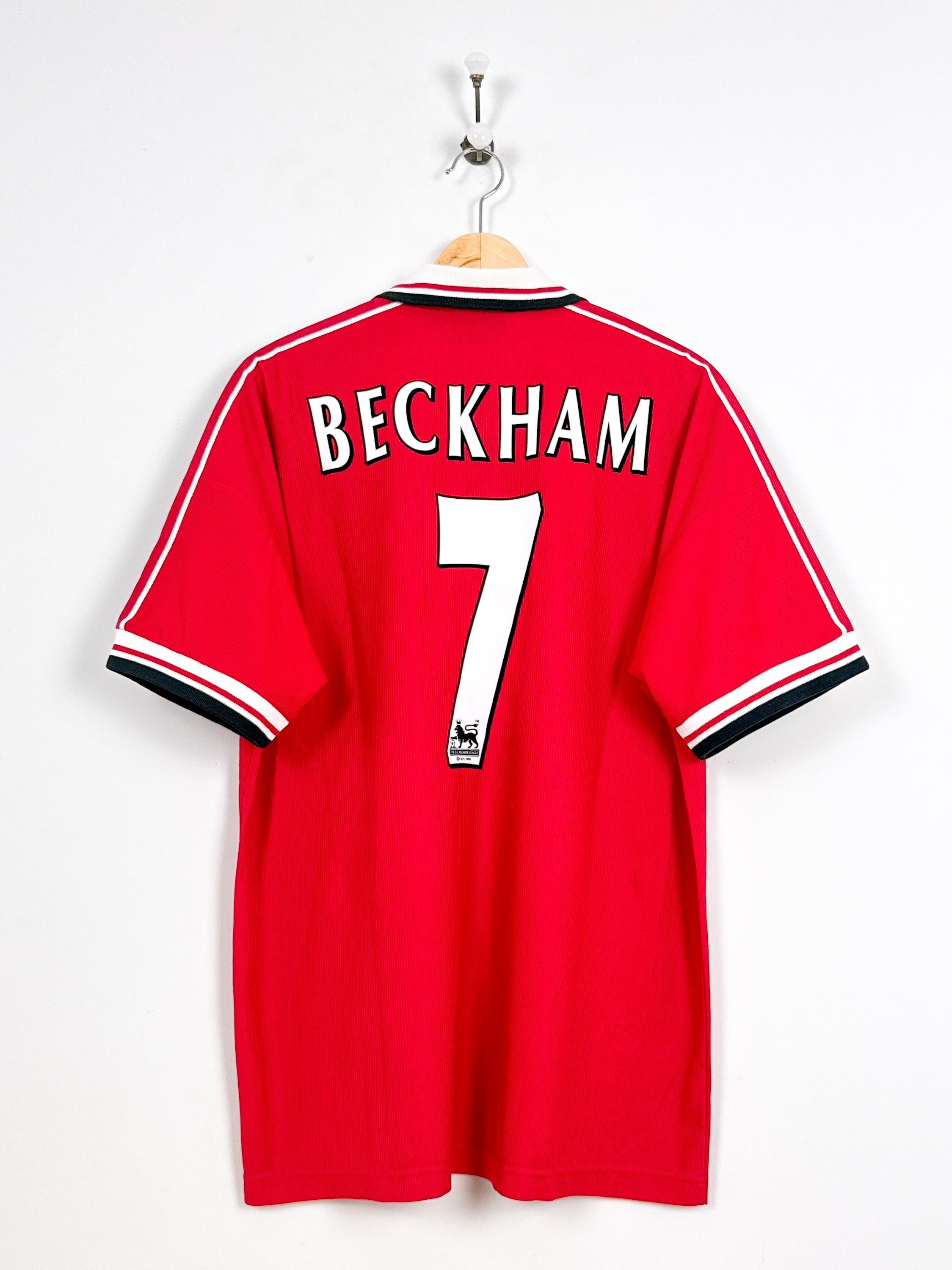 Maillot Manchester United 1998/00 Home (XL) BECKHAM #7