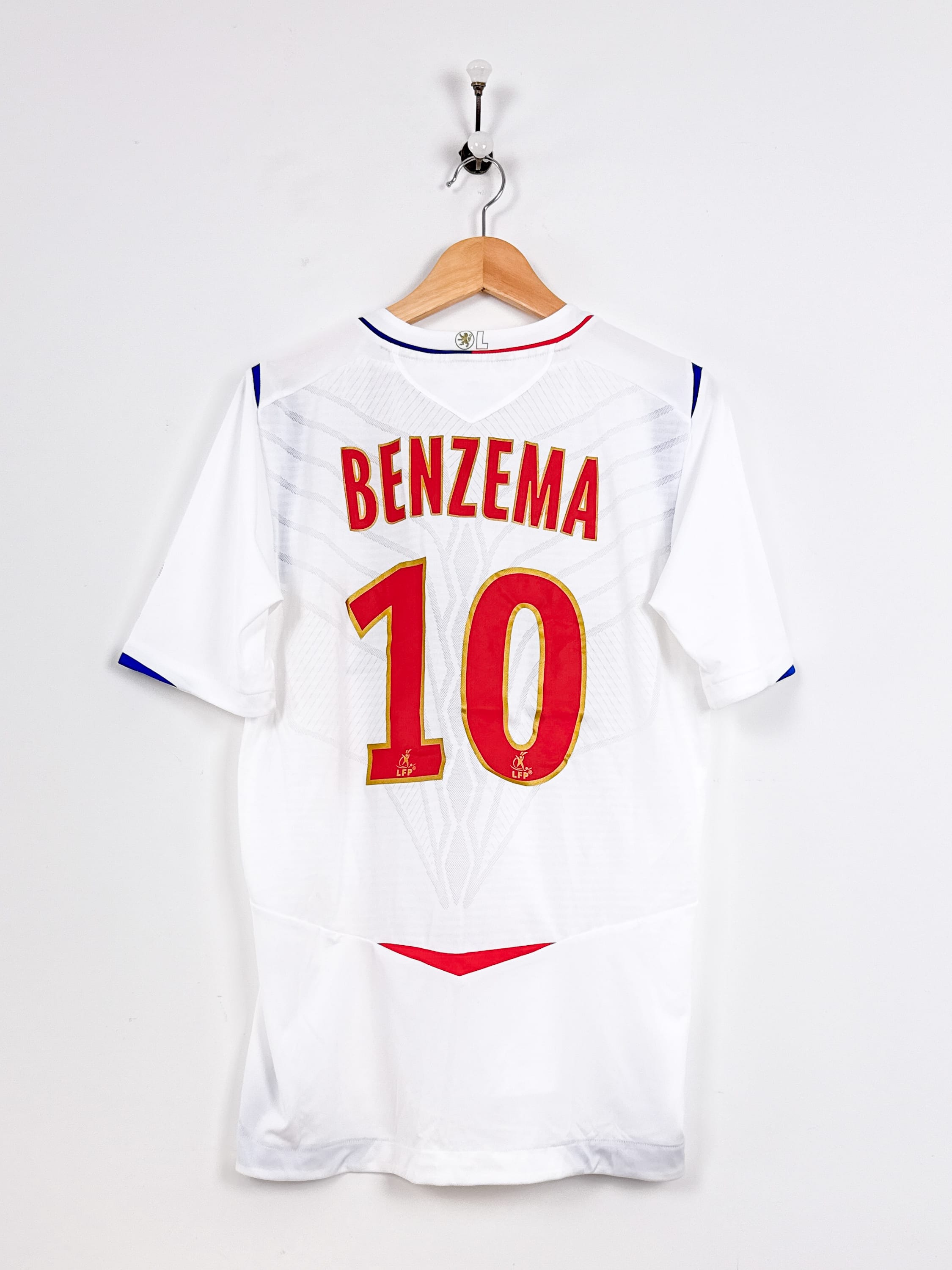 Maillot Olympique Lyonnais 2008/09 Home (M) BENZEMA #10