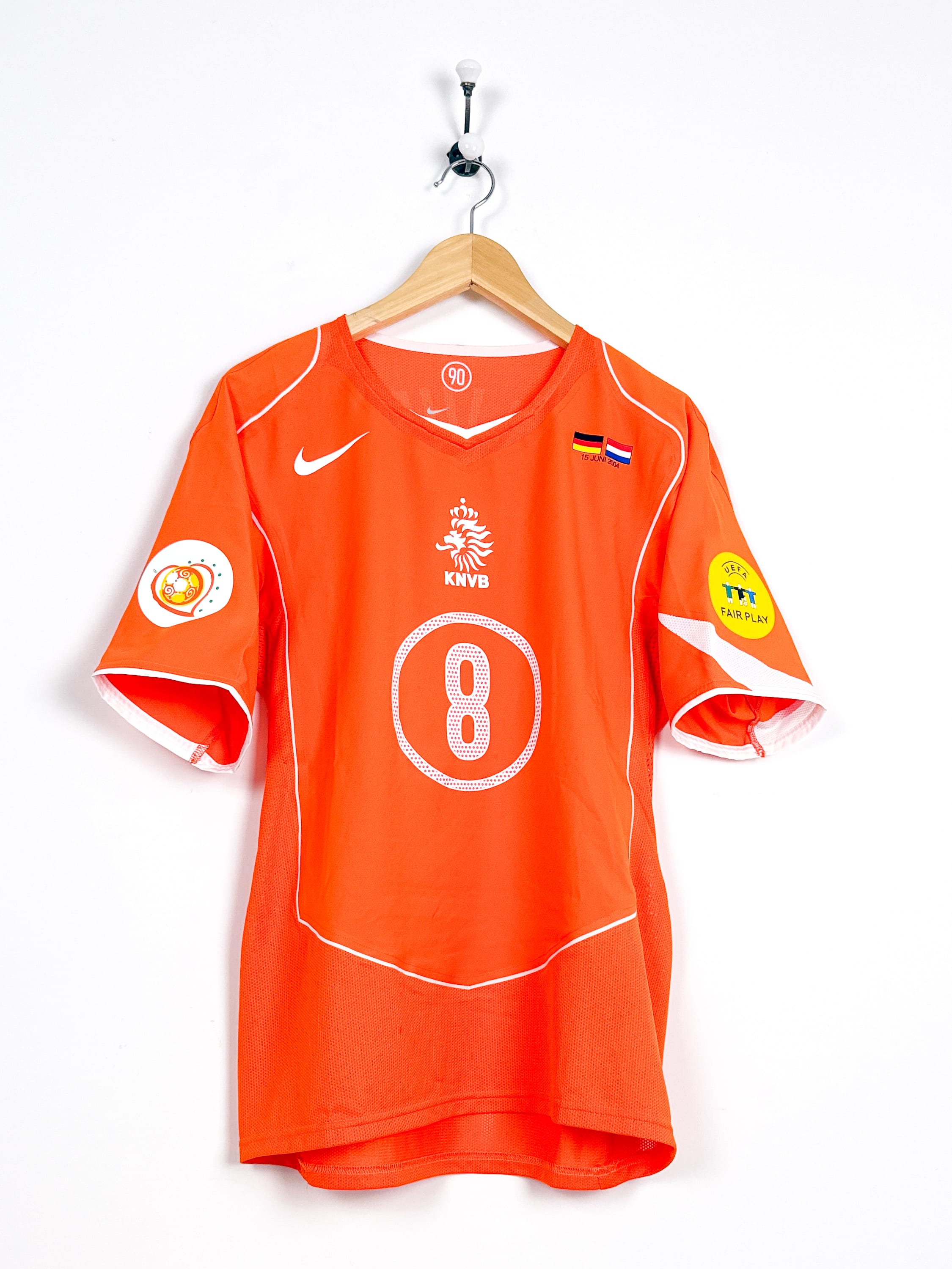 Maillot Pays-Bas 2004/06 Home (L) DAVIDS #8
