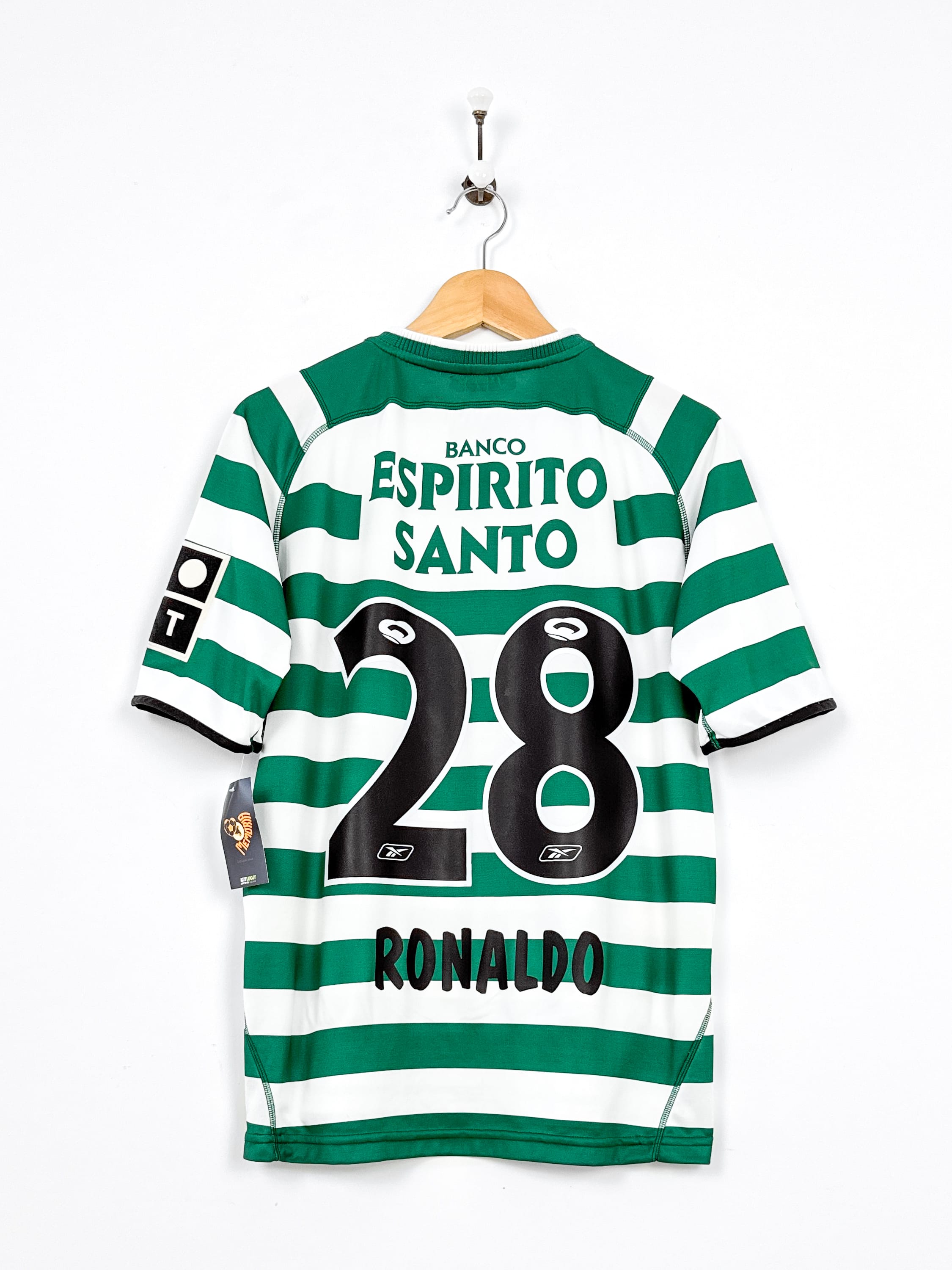 Maillot Sporting CP 2003/04 Home (L) C. RONALDO #28