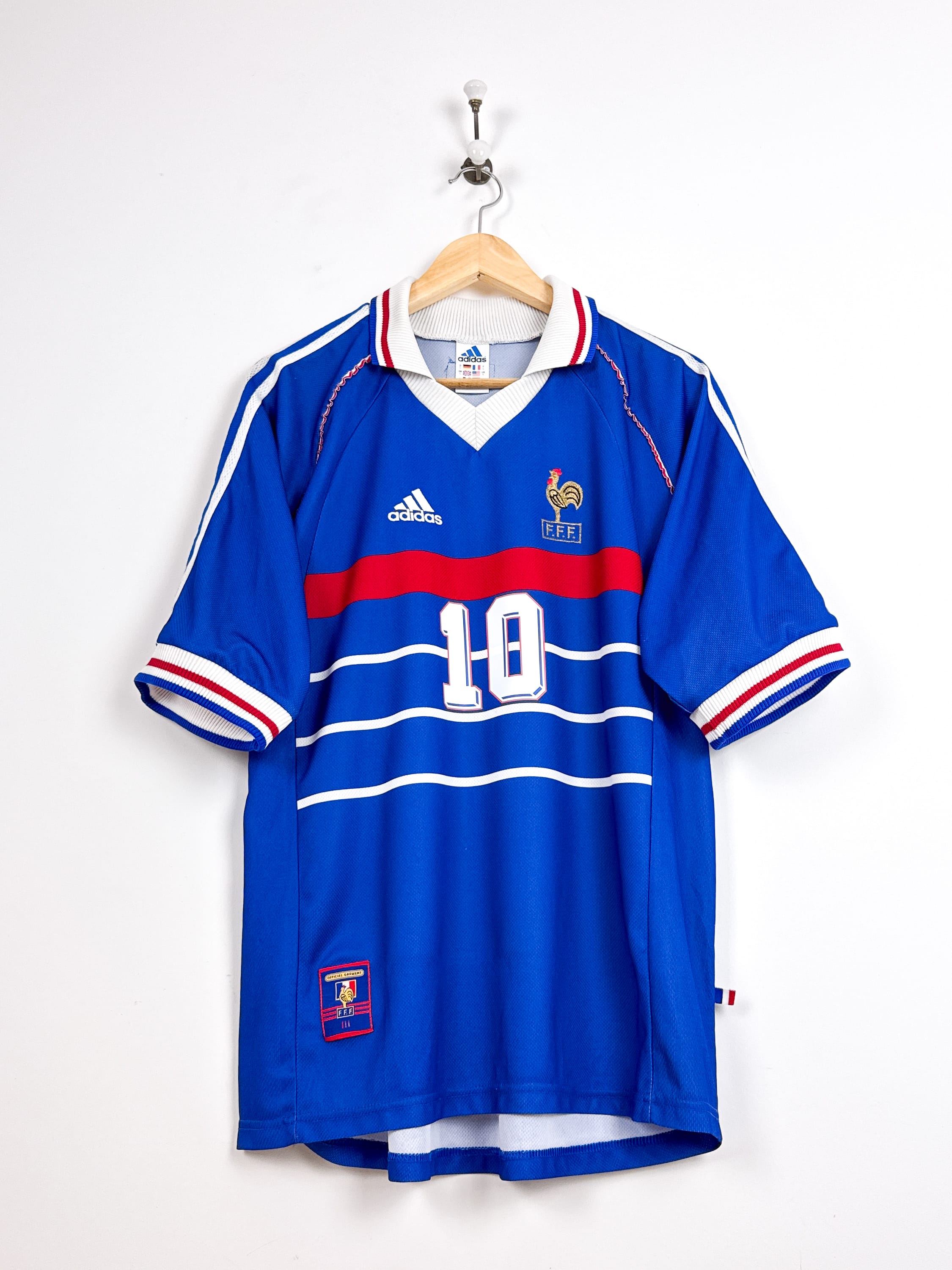 Maillot Equipe de France 1998 Home (L) ZIDANE #10