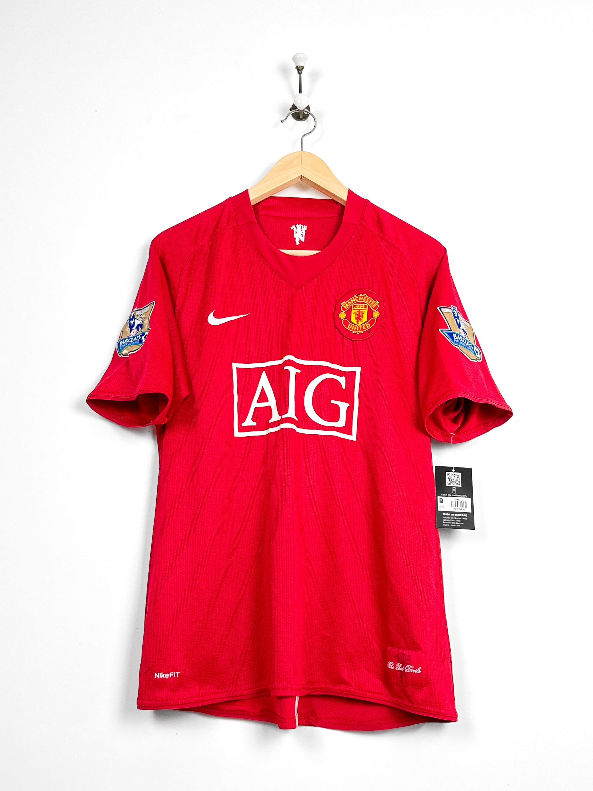 Maillot Manchester United 2007/09 Home (L) RONALDO #7