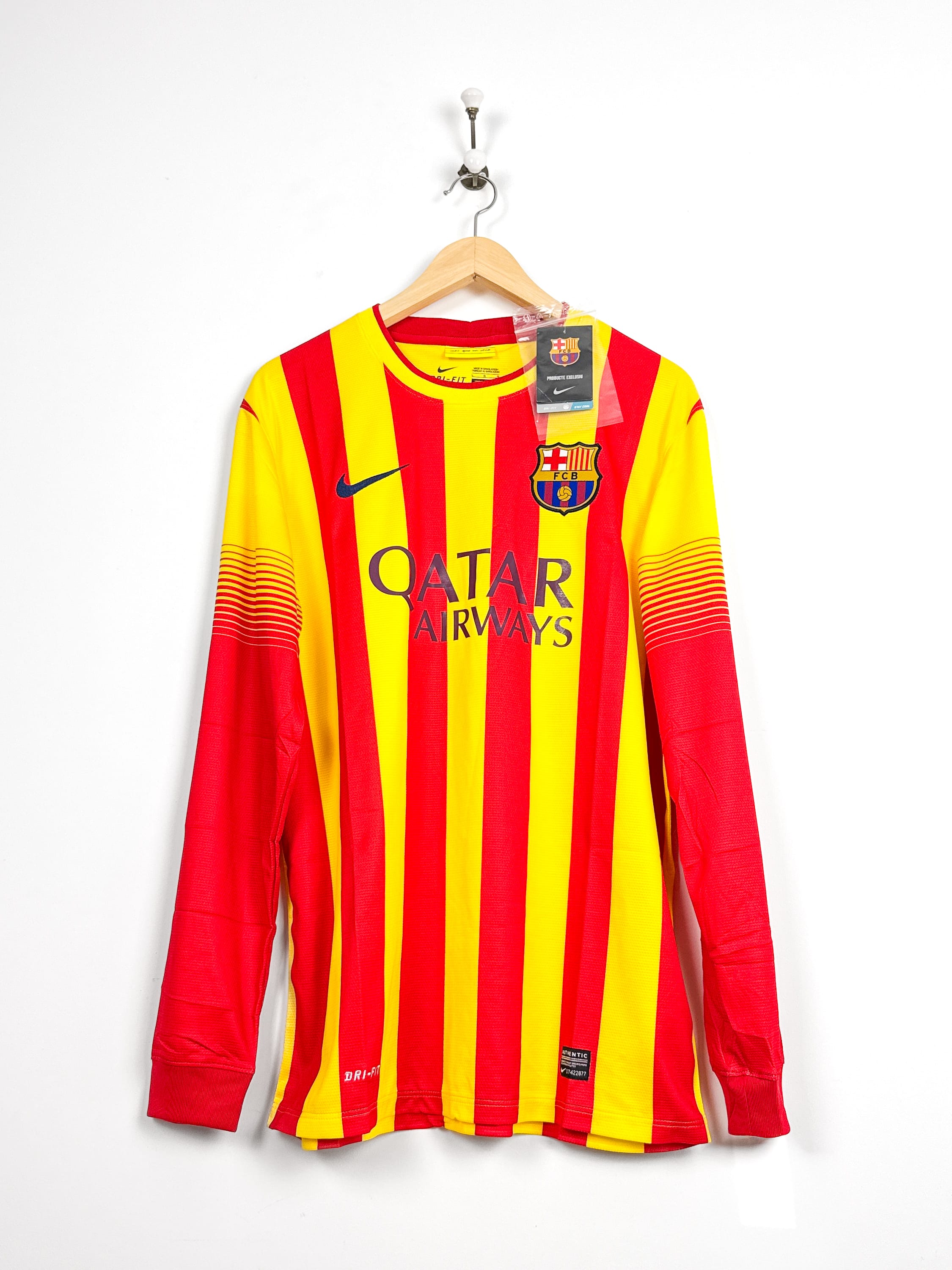 Maillot FC Barcelona 2013/14 Away (L) NEYMAR JR #11 L/S BNWT