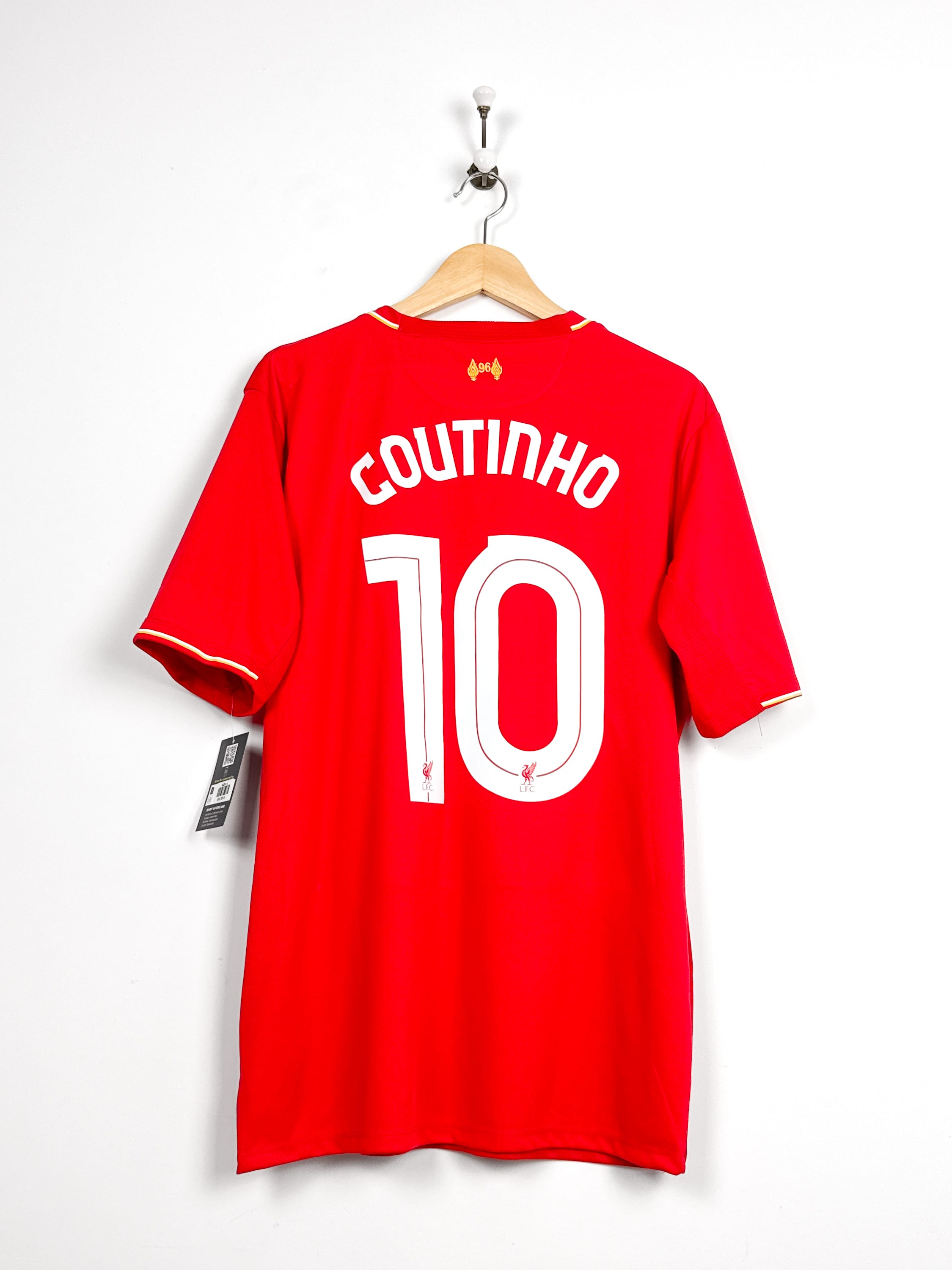 Maillot Liverpool 2015/16 Home (L) COUTINHO #10 BNWT