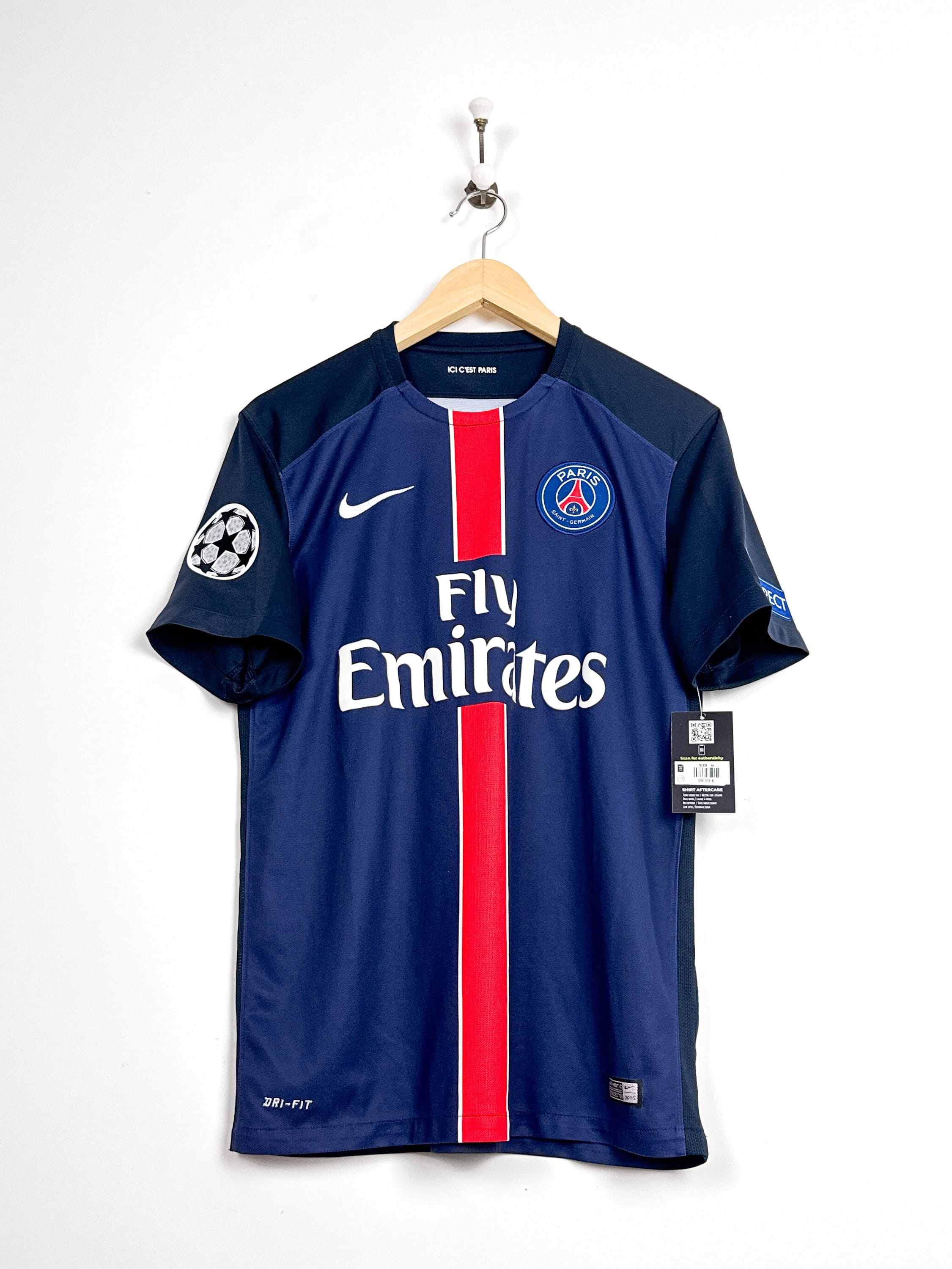 Maillot PSG 2015/16 Home (M) IBRAHIMOVIC #10 CL