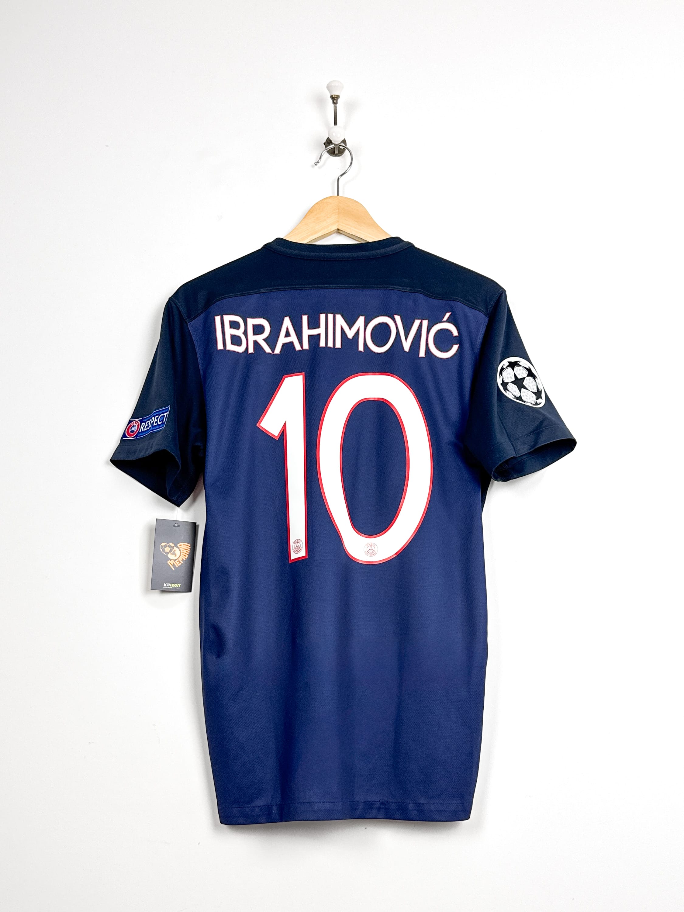 Maillot PSG 2015/16 Home (M) IBRAHIMOVIC #10 CL