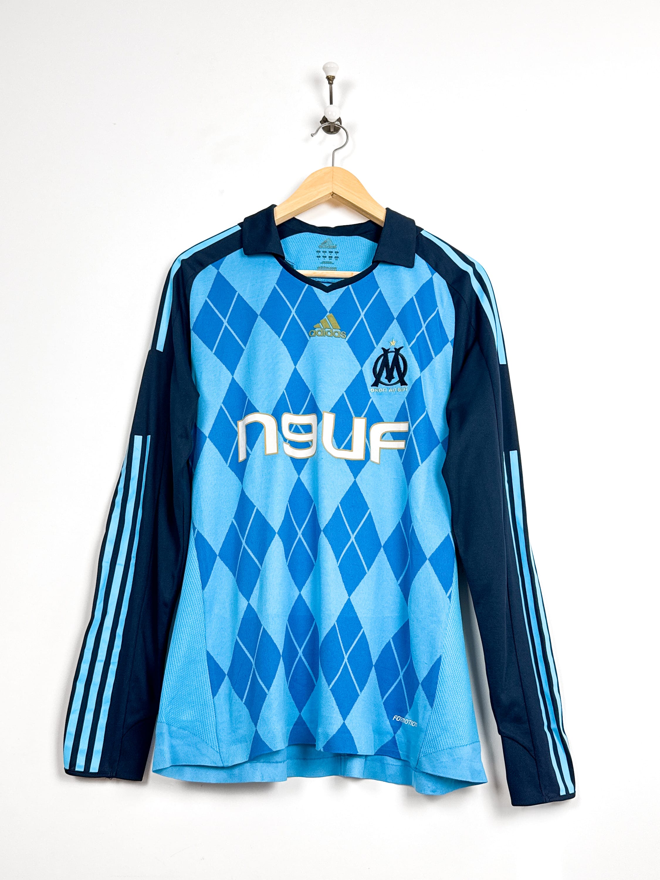 Maillot Olympique de Marseille 2008/09 Away (L) BEN ARFA #20 Formotion L/S