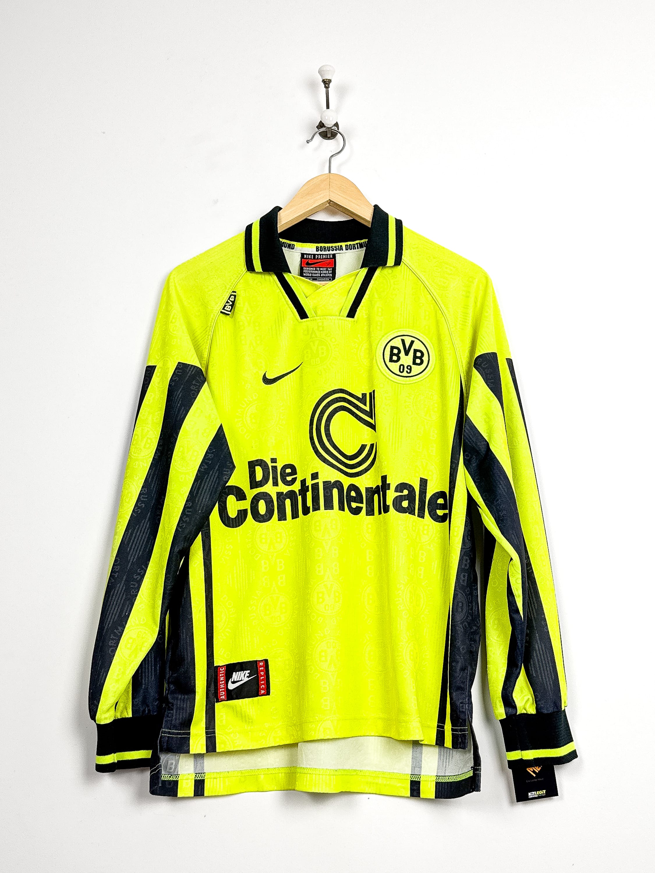 Maillot Borussia Dortmund 1996/97 Home (M) MÖLLER #10 L/S