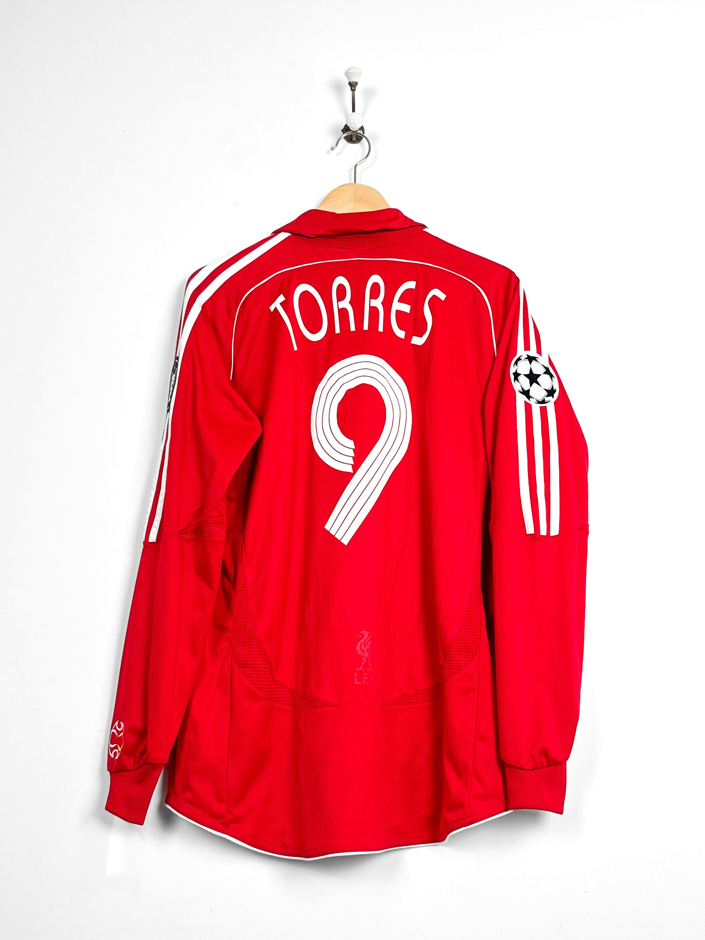 Maillot Liverpool FC 2006/08 Home (M) TORRES #9 L/S UCL