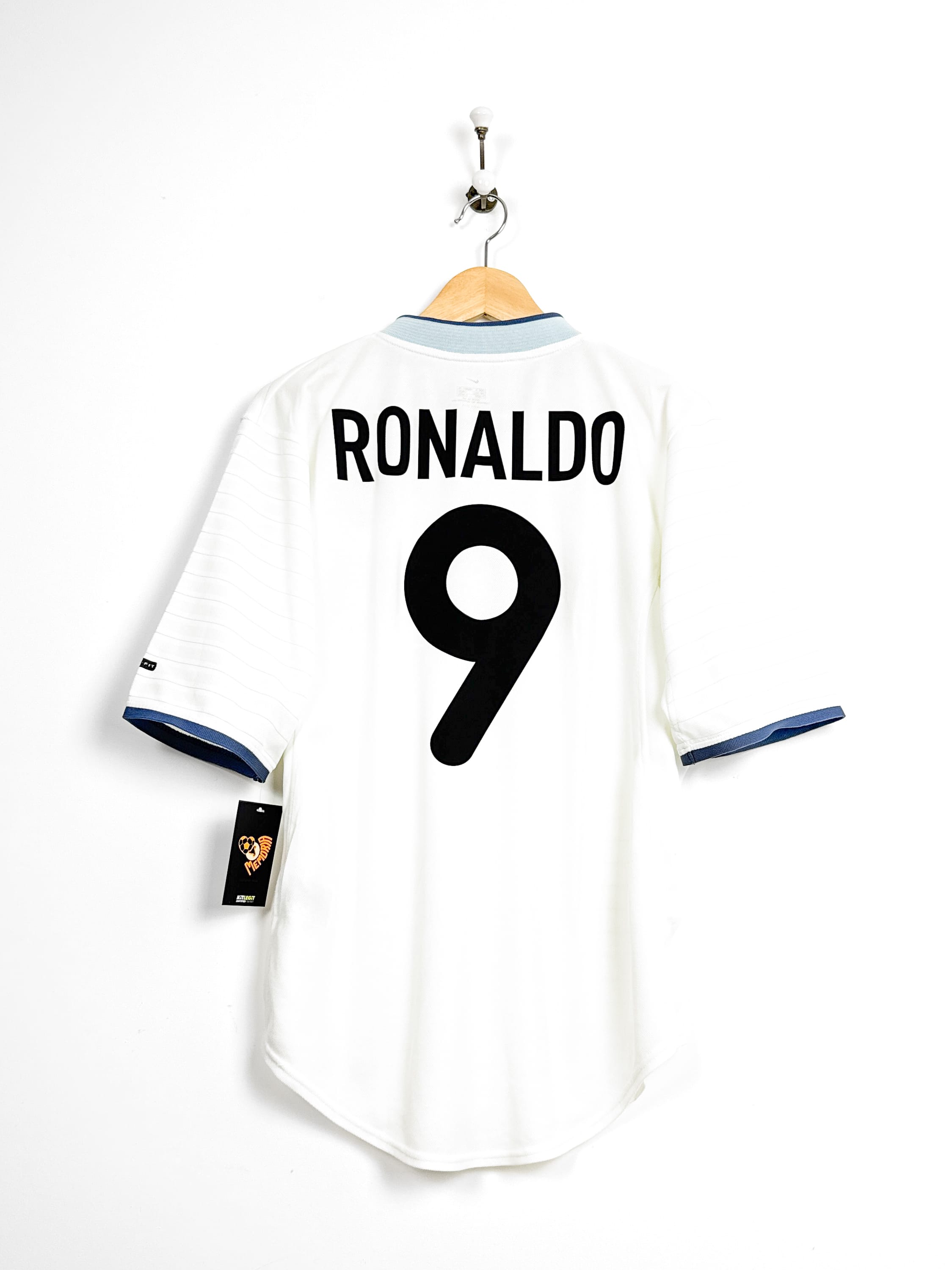 Maillot Inter Milan 2000/01 Away (M) RONALDO #9
