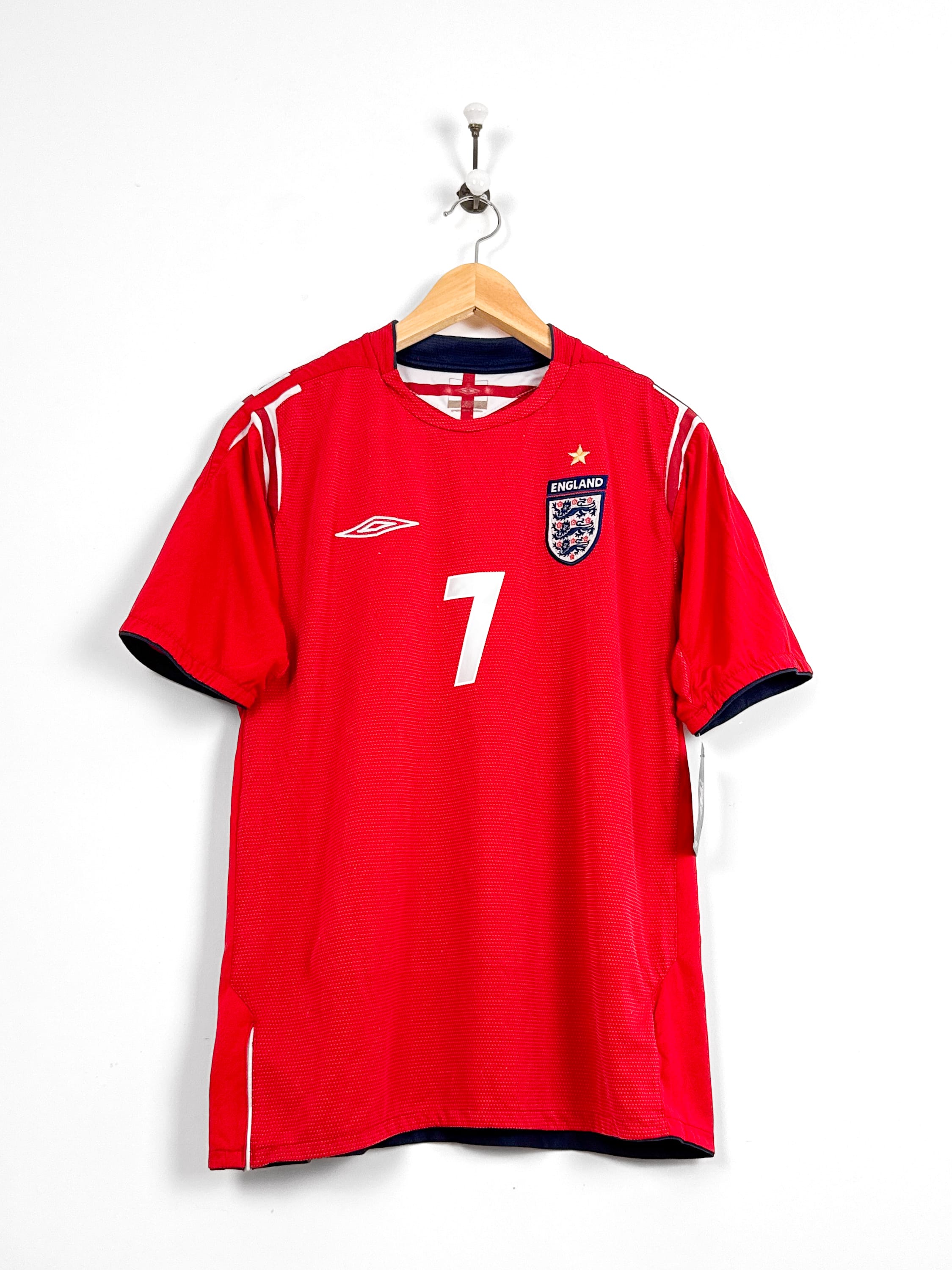 Maillot Angleterre 2004 Away (L) BECKHAM #7