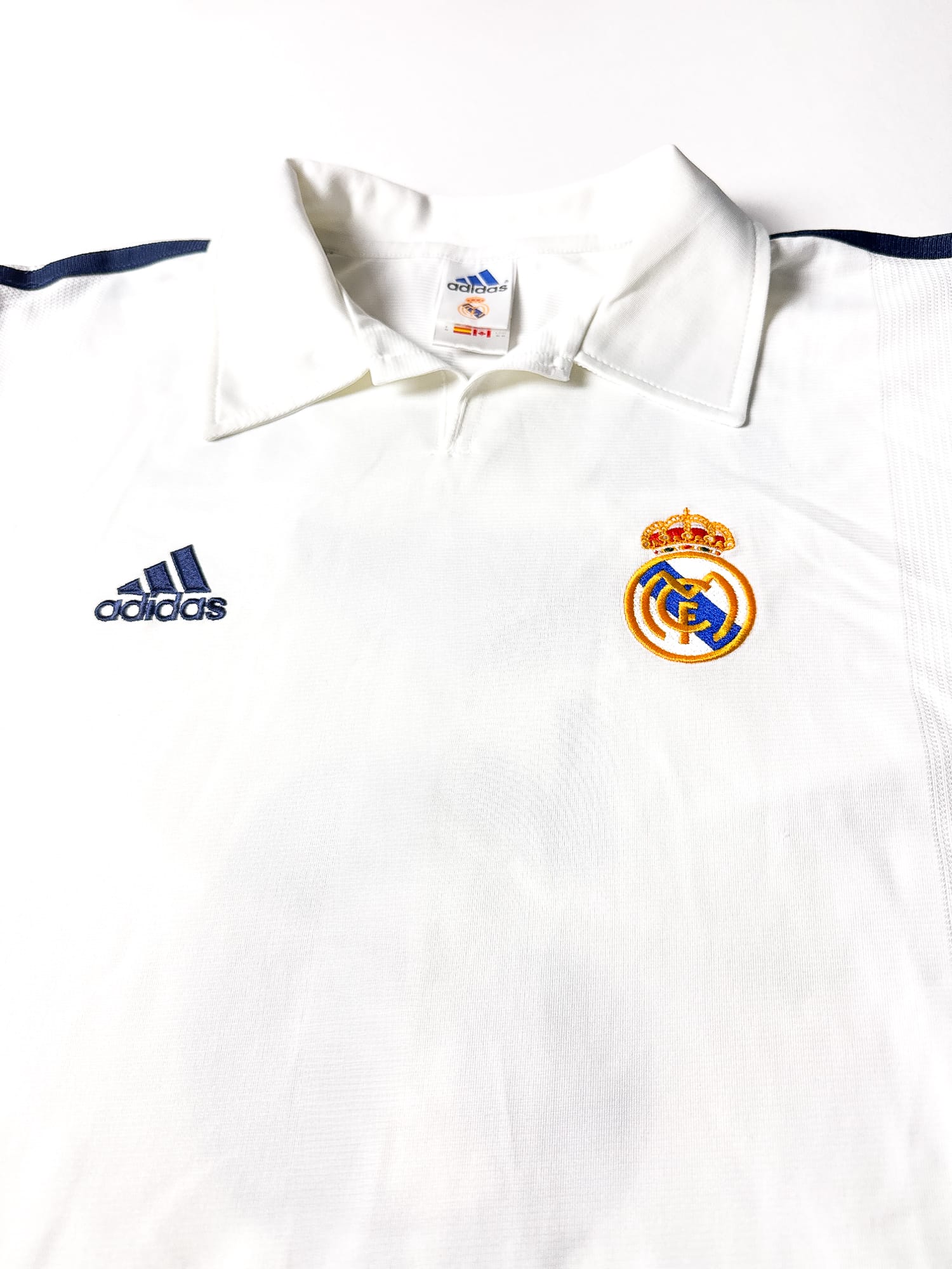 Maillot Real Madrid 2002 Home CL (M) ZIDANE #5 - Player Issue L/S