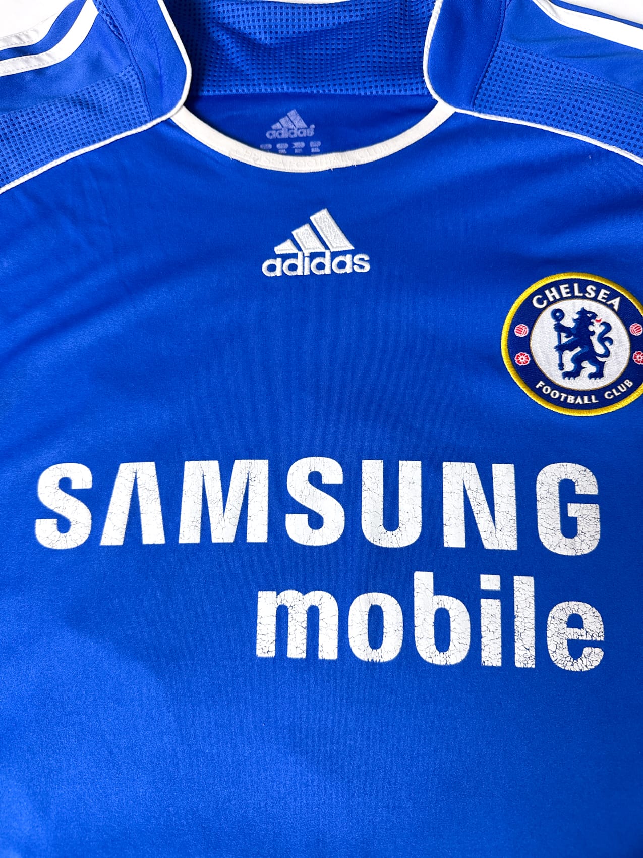 Maillot Chelsea 2006/08 Home (XL) DROGBA #11 L/S UCL
