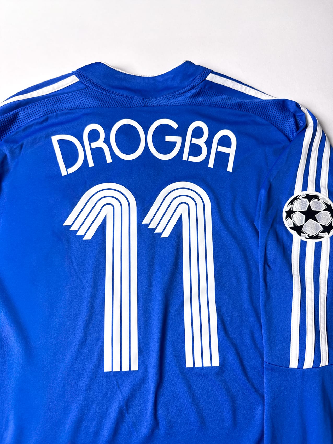 Maillot Chelsea 2006/08 Home (XL) DROGBA #11 L/S UCL