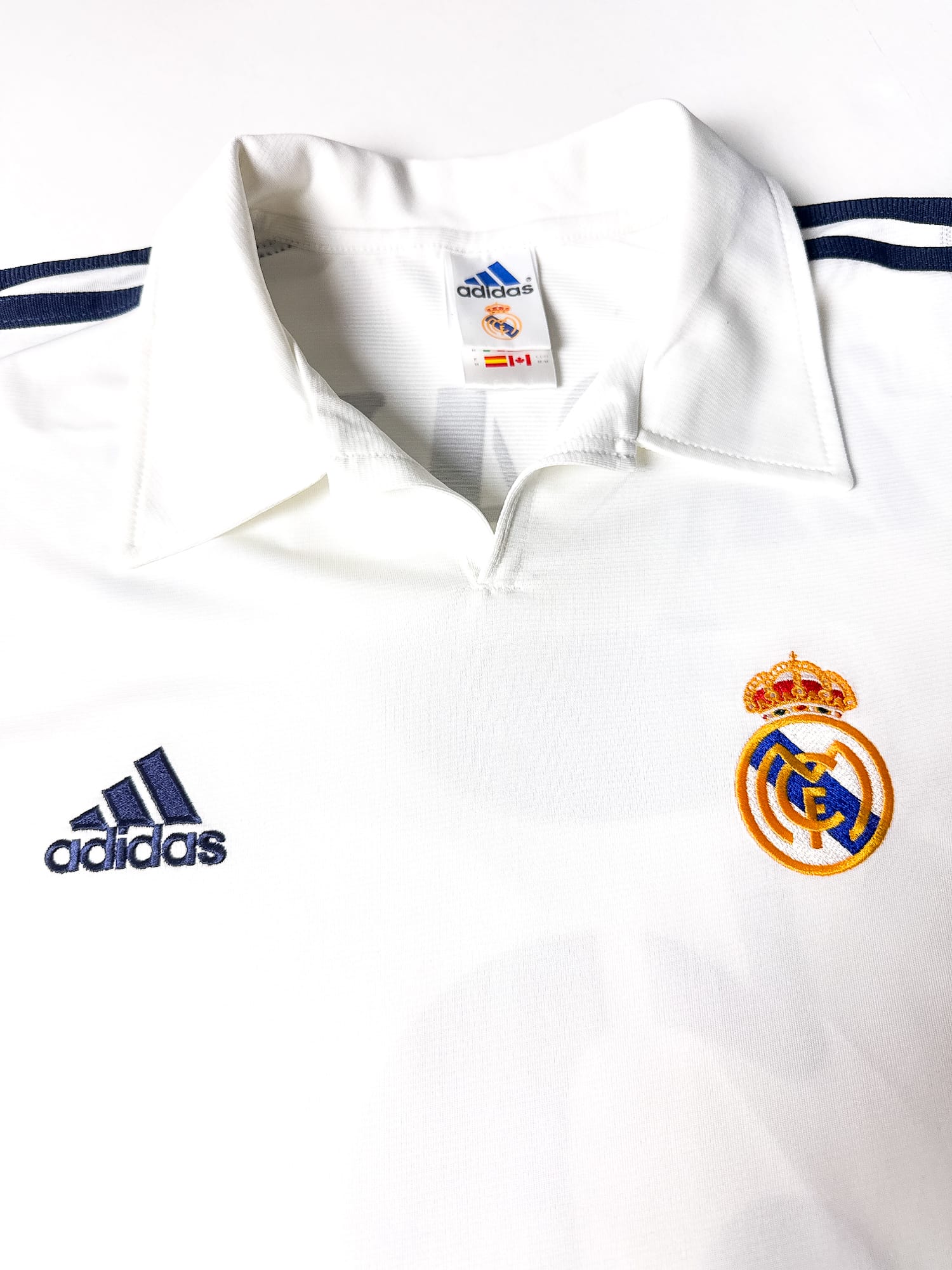 Maillot Real Madrid 2002 Home CL (M) ZIDANE #5 - Player Issue L/S