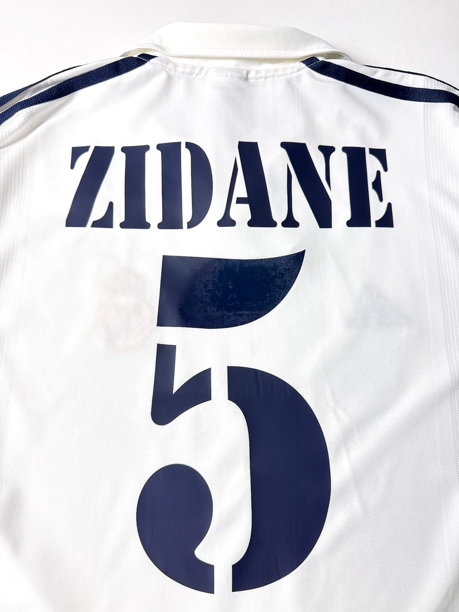 Maillot Real Madrid 2002 Home CL (M) ZIDANE #5 - Player Issue L/S