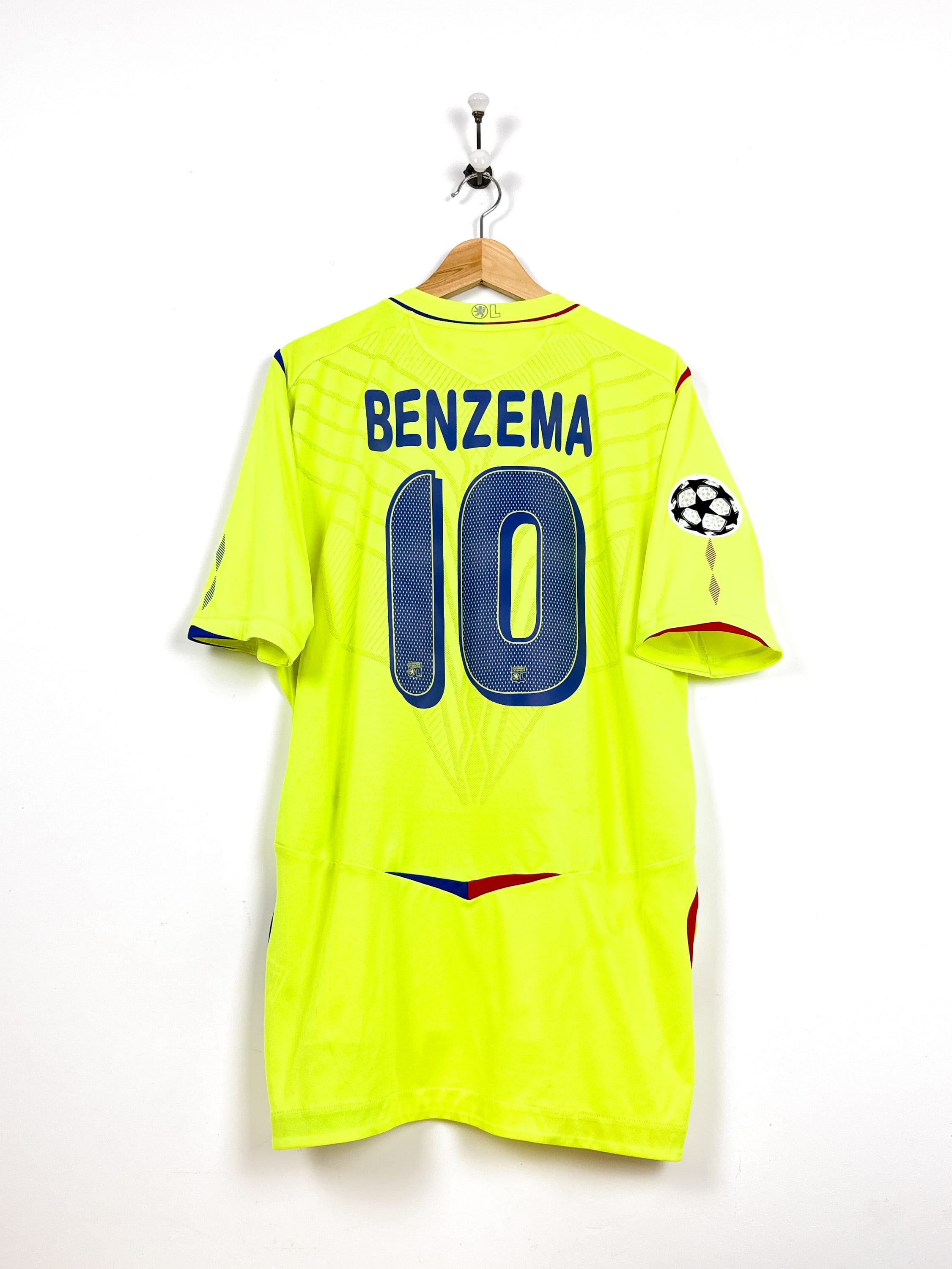 Maillot Olympique Lyonnais 2008/09 Third (XL) BENZEMA #10 CL