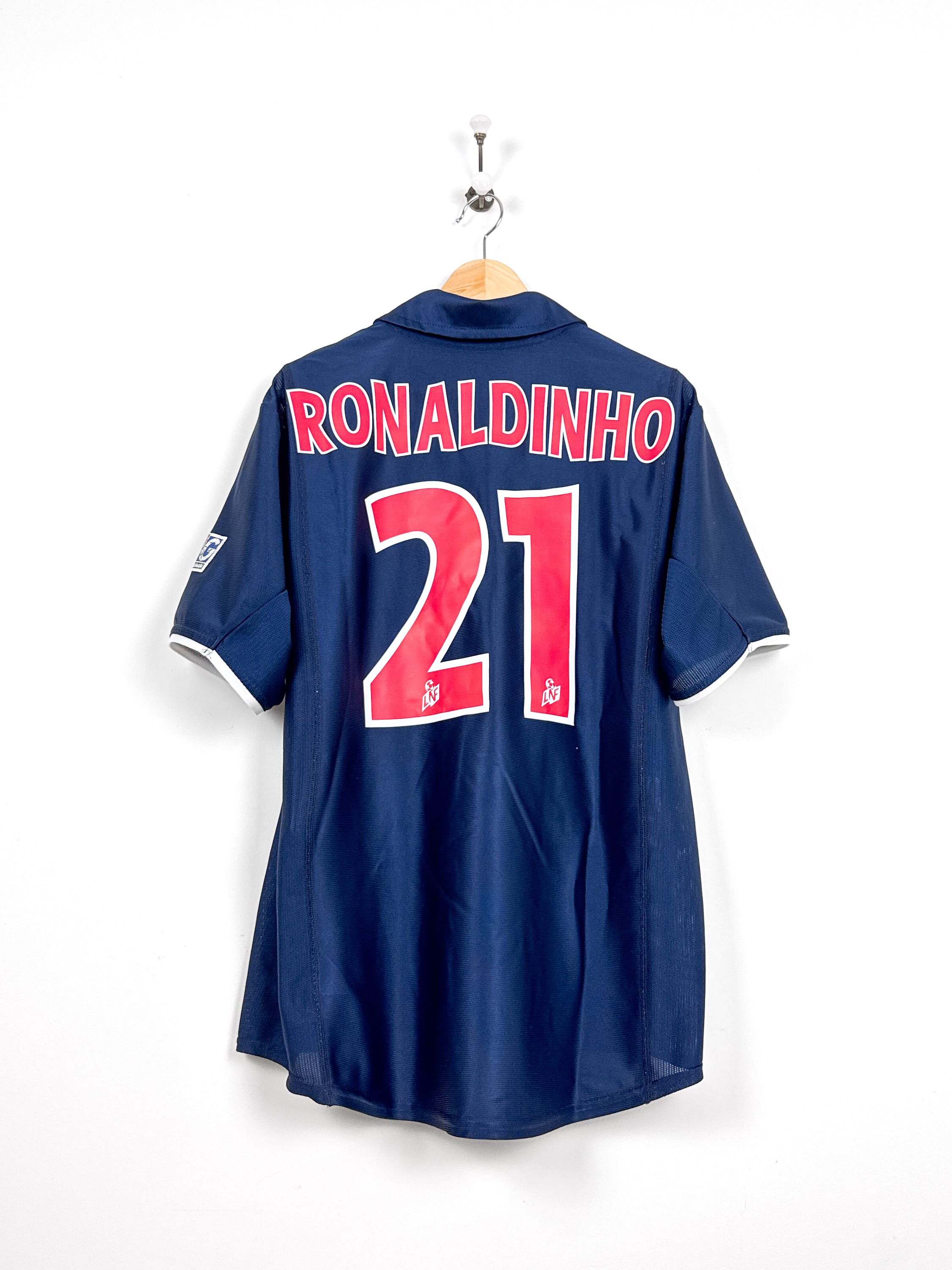 Maillot Paris Saint-Germain 2001/02 Home (L) RONALDINHO #21