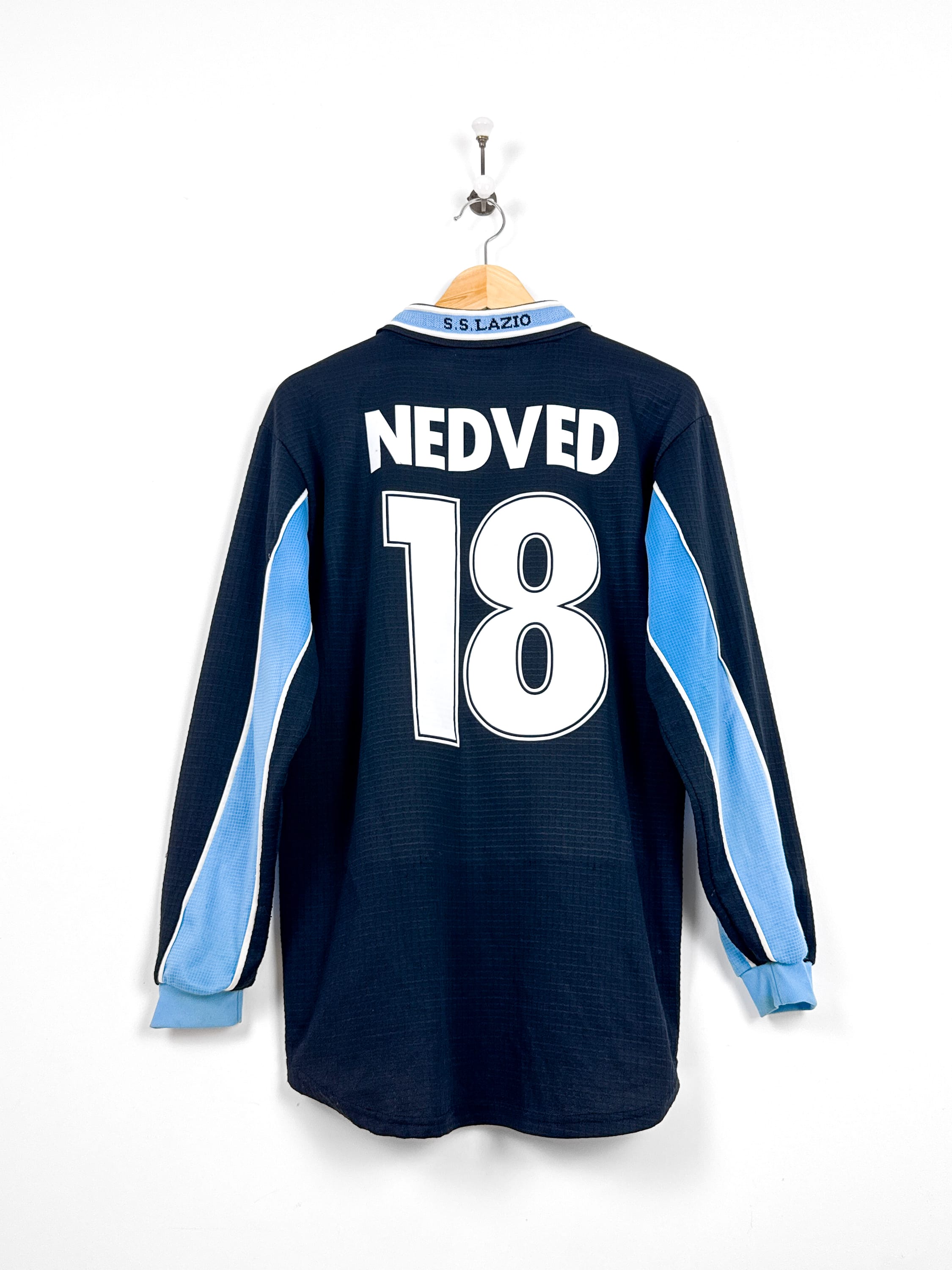Maillot S.S. Lazio 1998/00 Third NEDVED #18 L/S