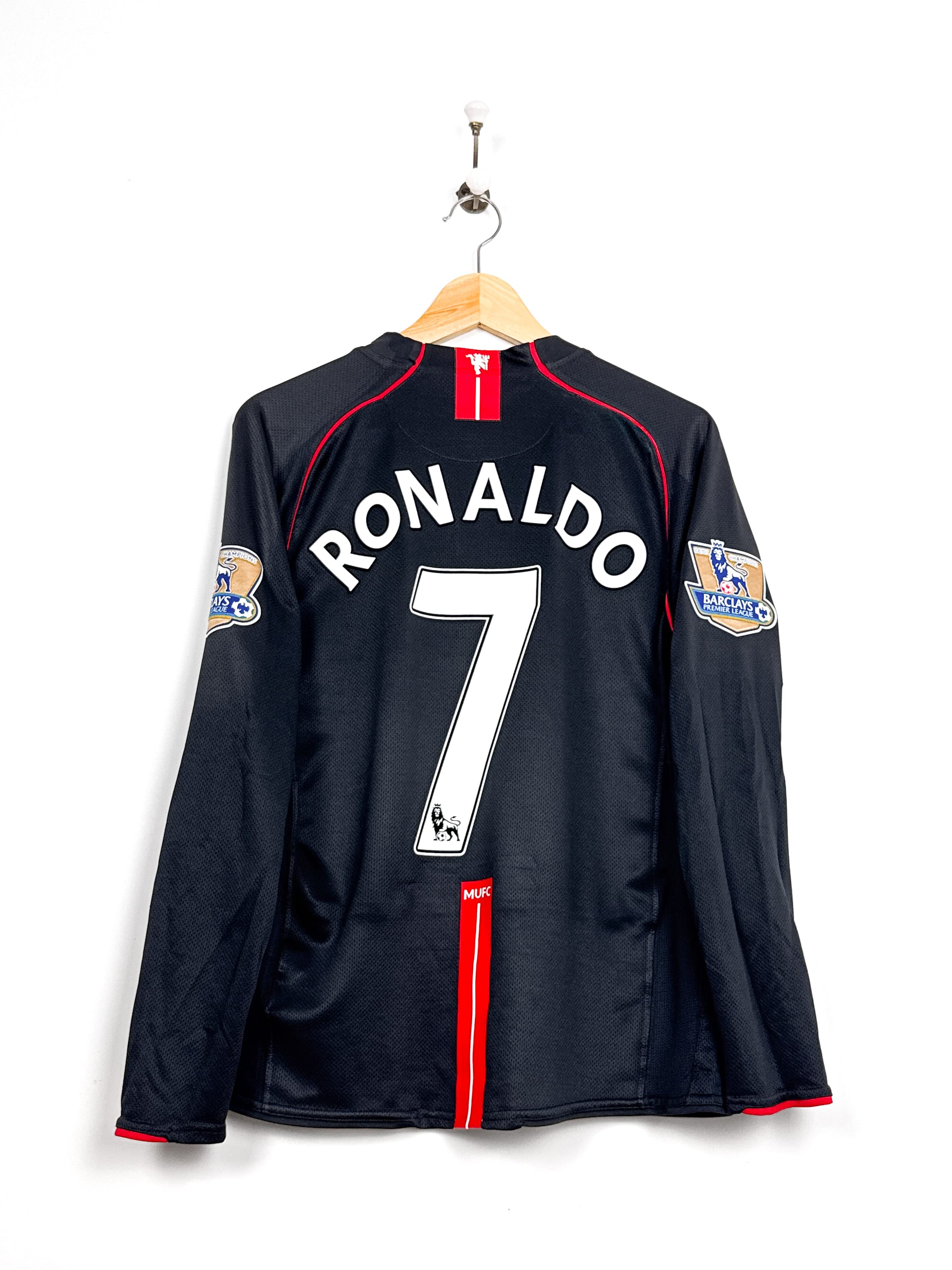 Maillot Manchester United 2007/08 Away (M) RONALDO #7 L/S