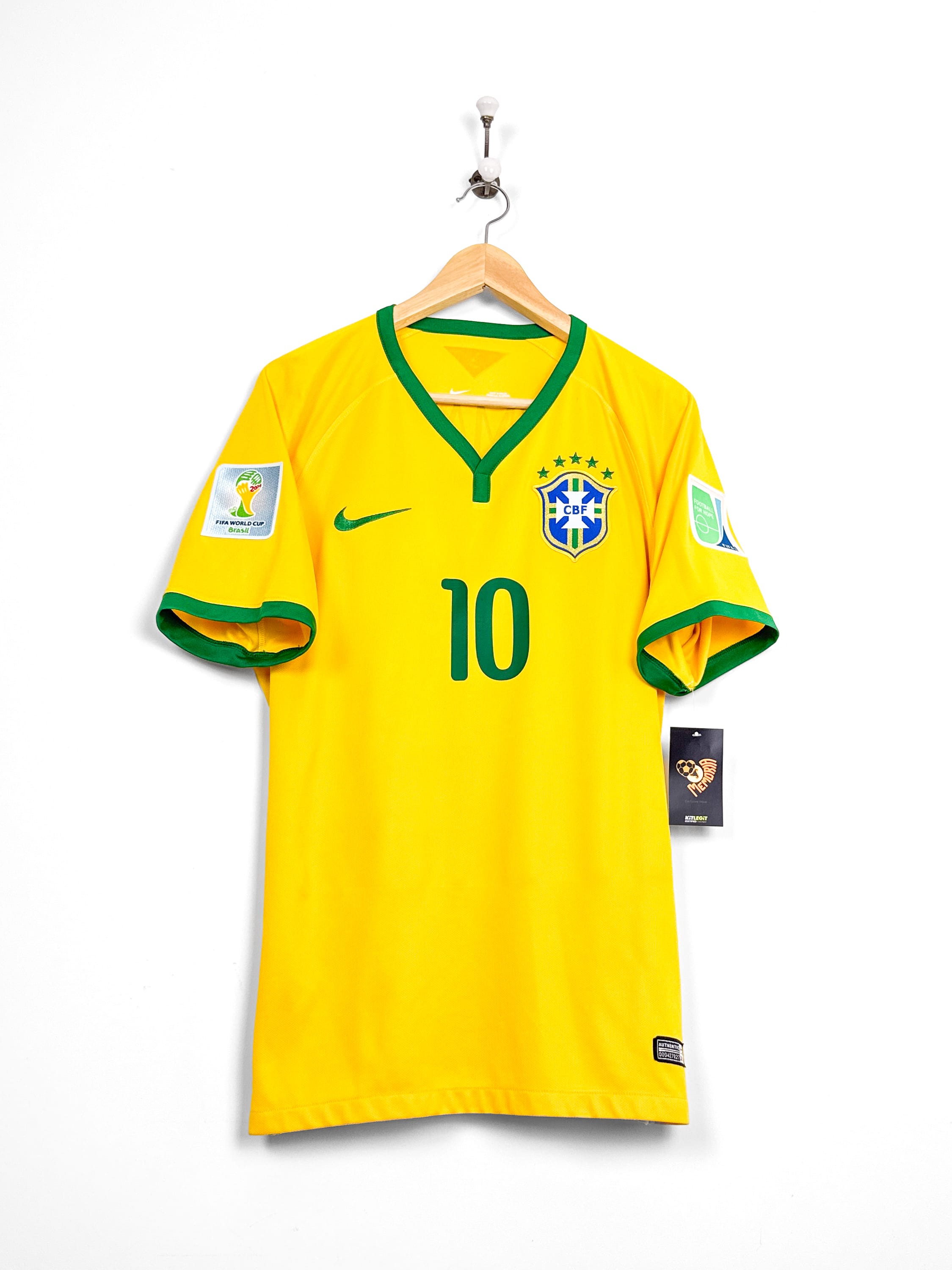 Maillot Brésil World Cup 2014  Home (L) NEYMAR JR #10