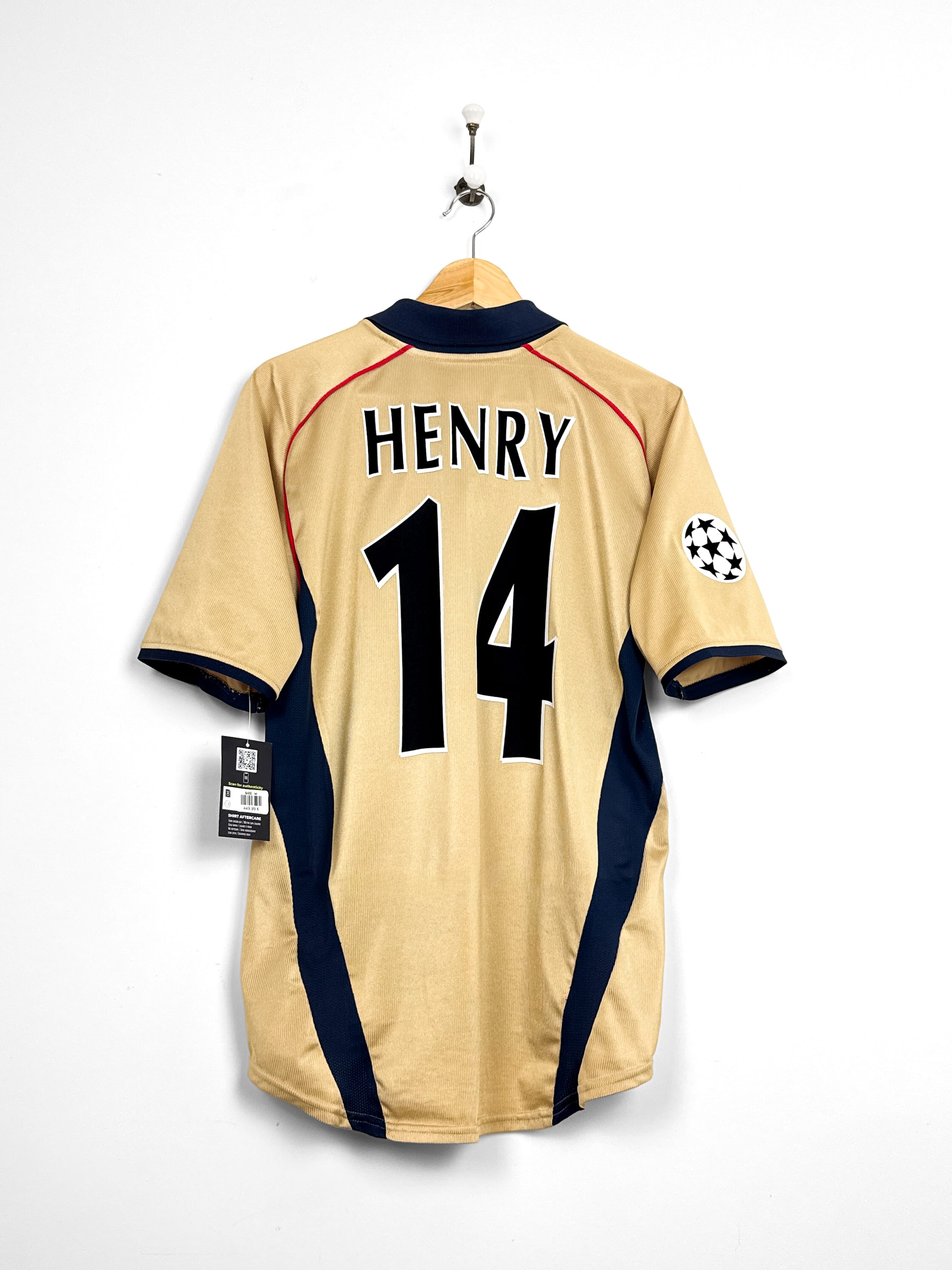 Maillot Arsenal 2001/02 Away (M) HENRY #14 CL