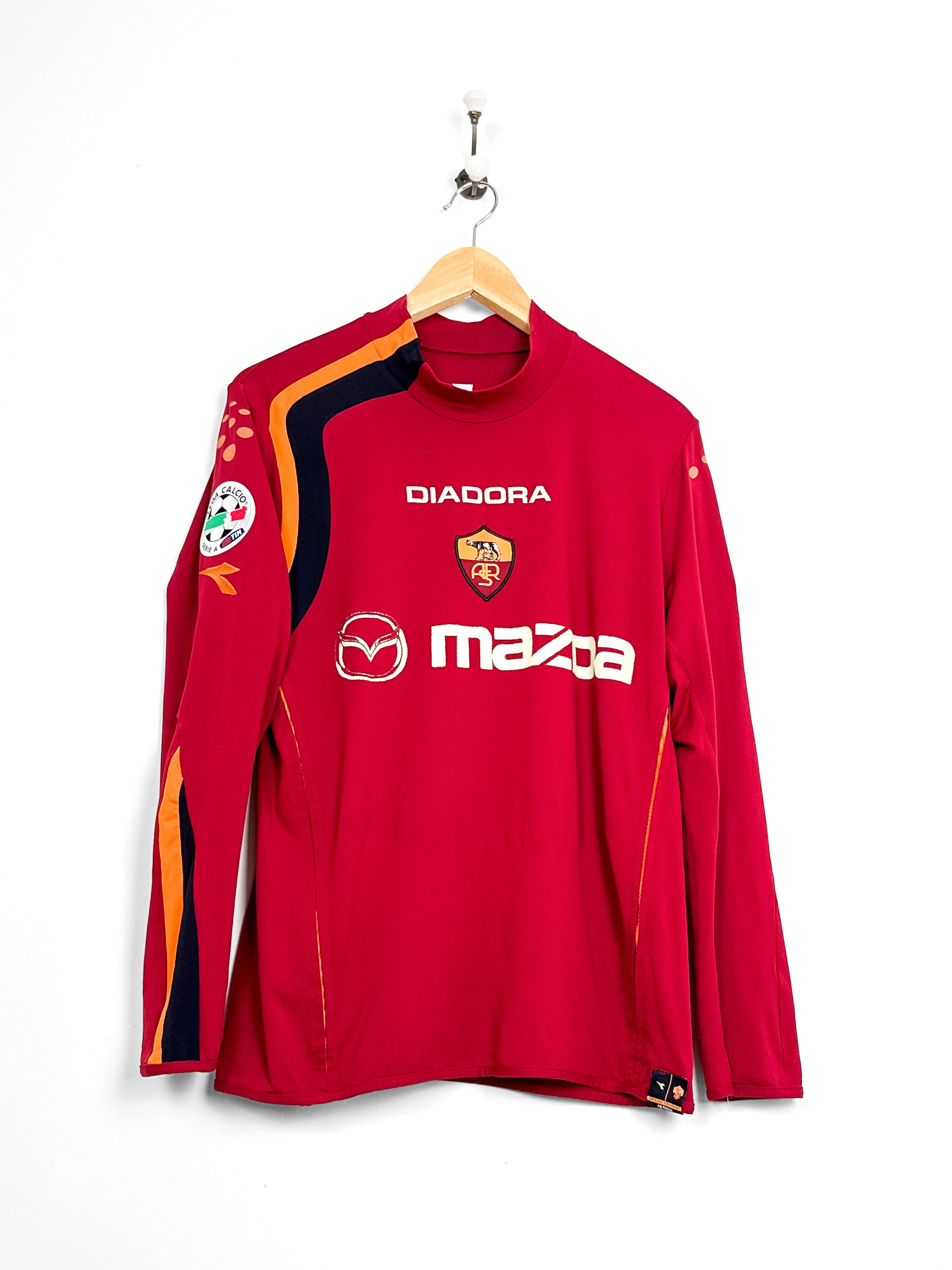 Maillot AS Roma 2004/05 Home (M) TOTTI #10 L/S