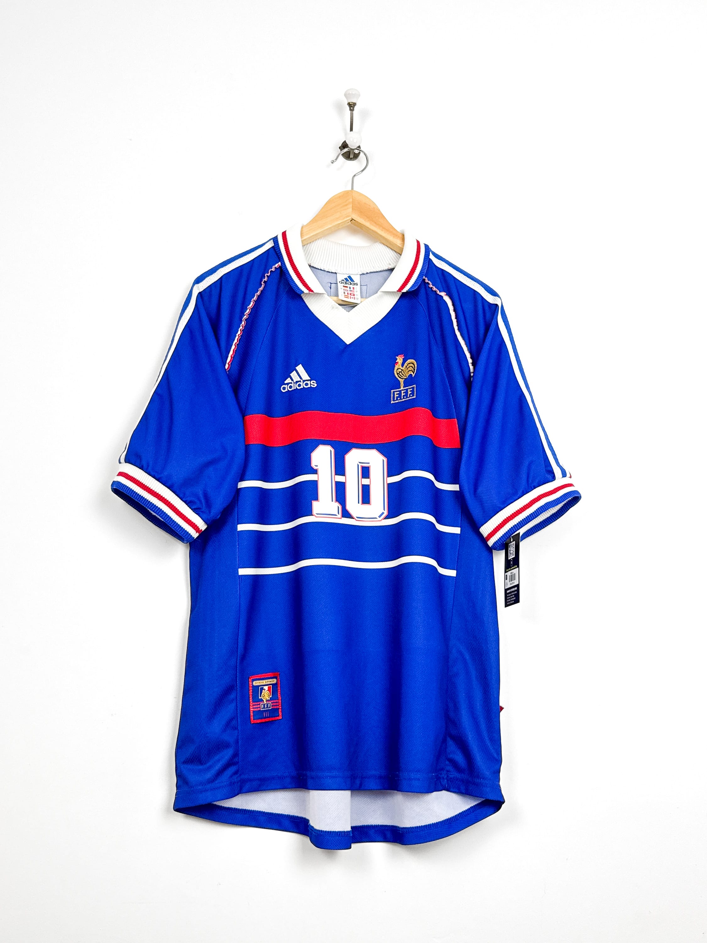 Maillot Equipe de France 1998 Home (L) ZIDANE #10