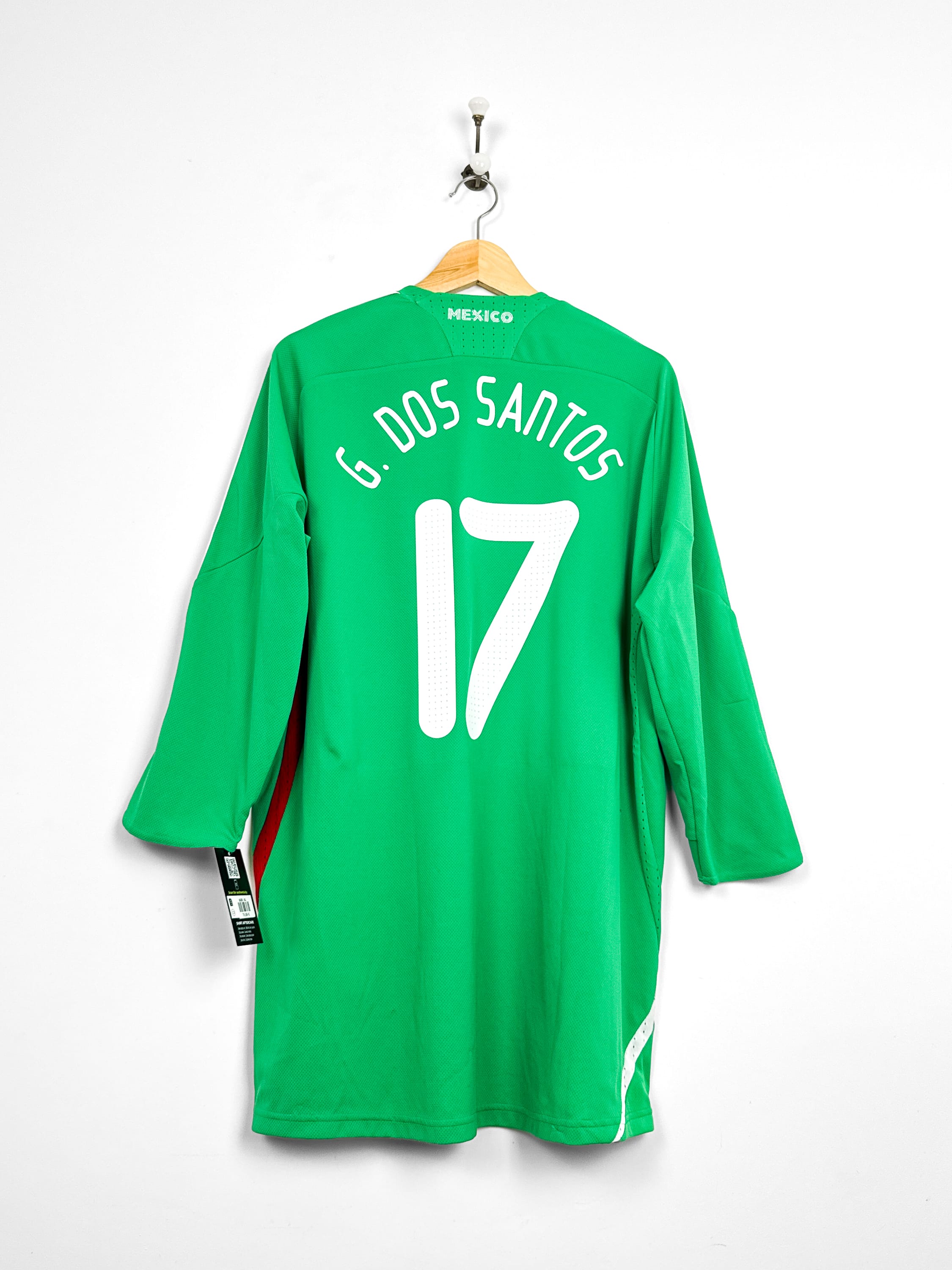 Maillot Mexique 2008 Home (XL) GIOVANI DOS SANTOS #17