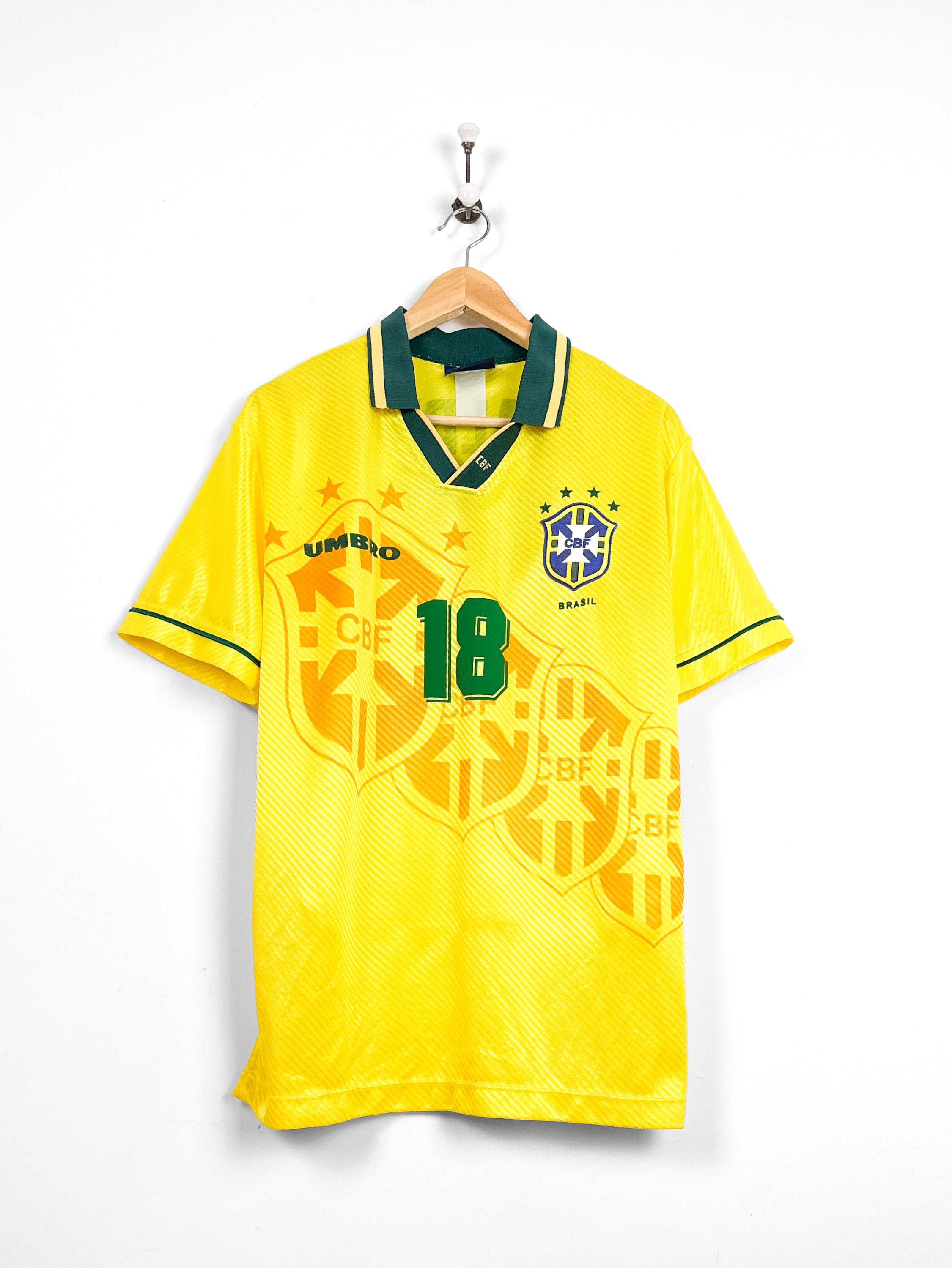 Maillot Brésil JO 1996 Home (M) RONALDINHO #18