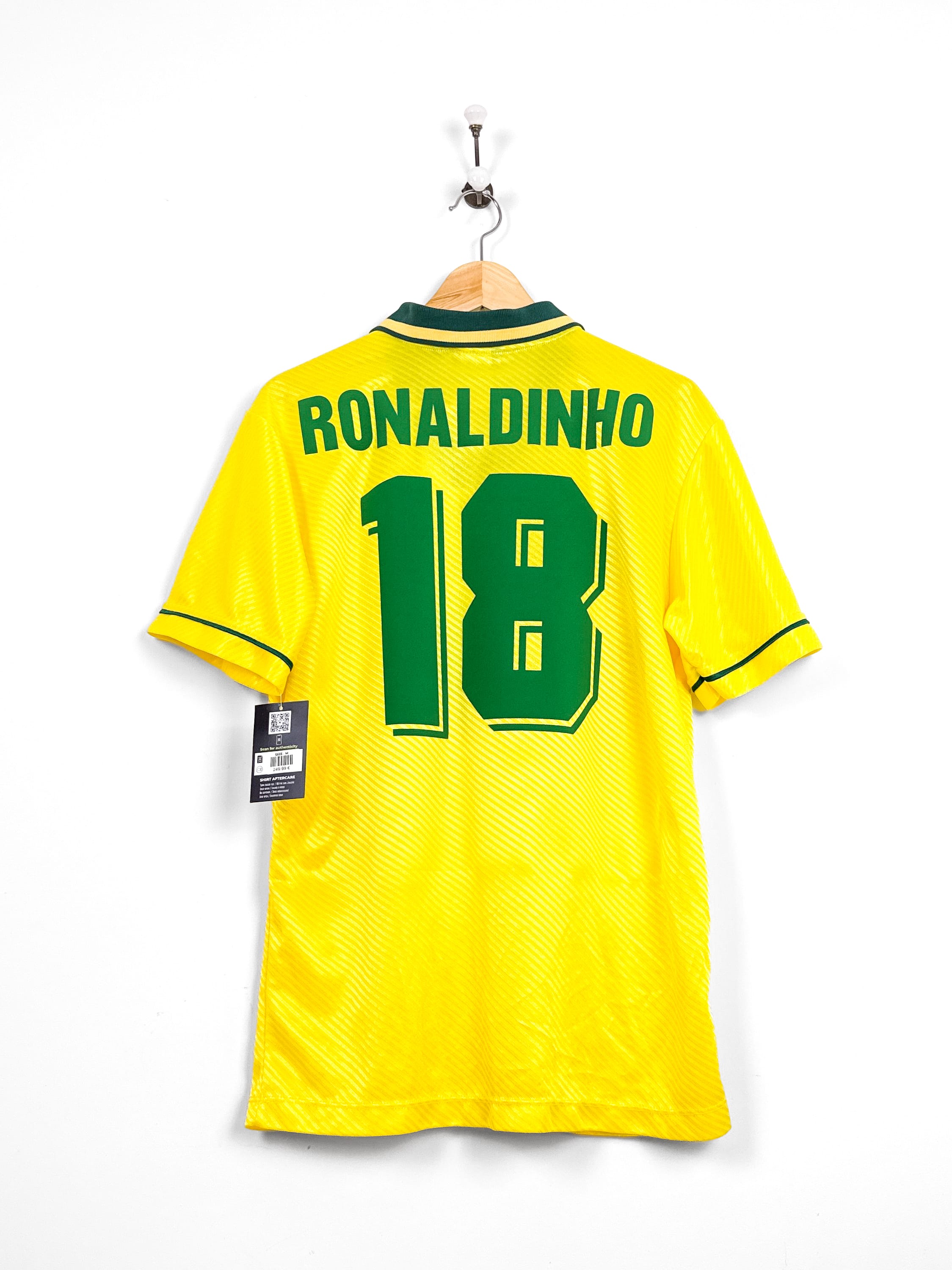 Maillot Brésil JO 1996 Home (M) RONALDINHO #18