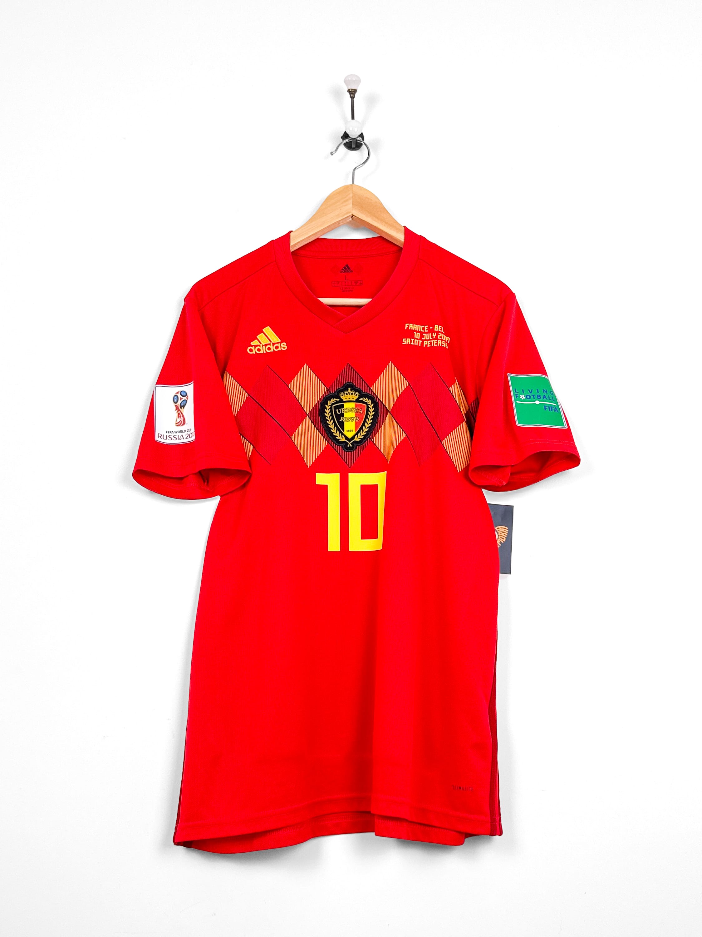 Maillot Belgique 2018 Home (L) HAZARD #10