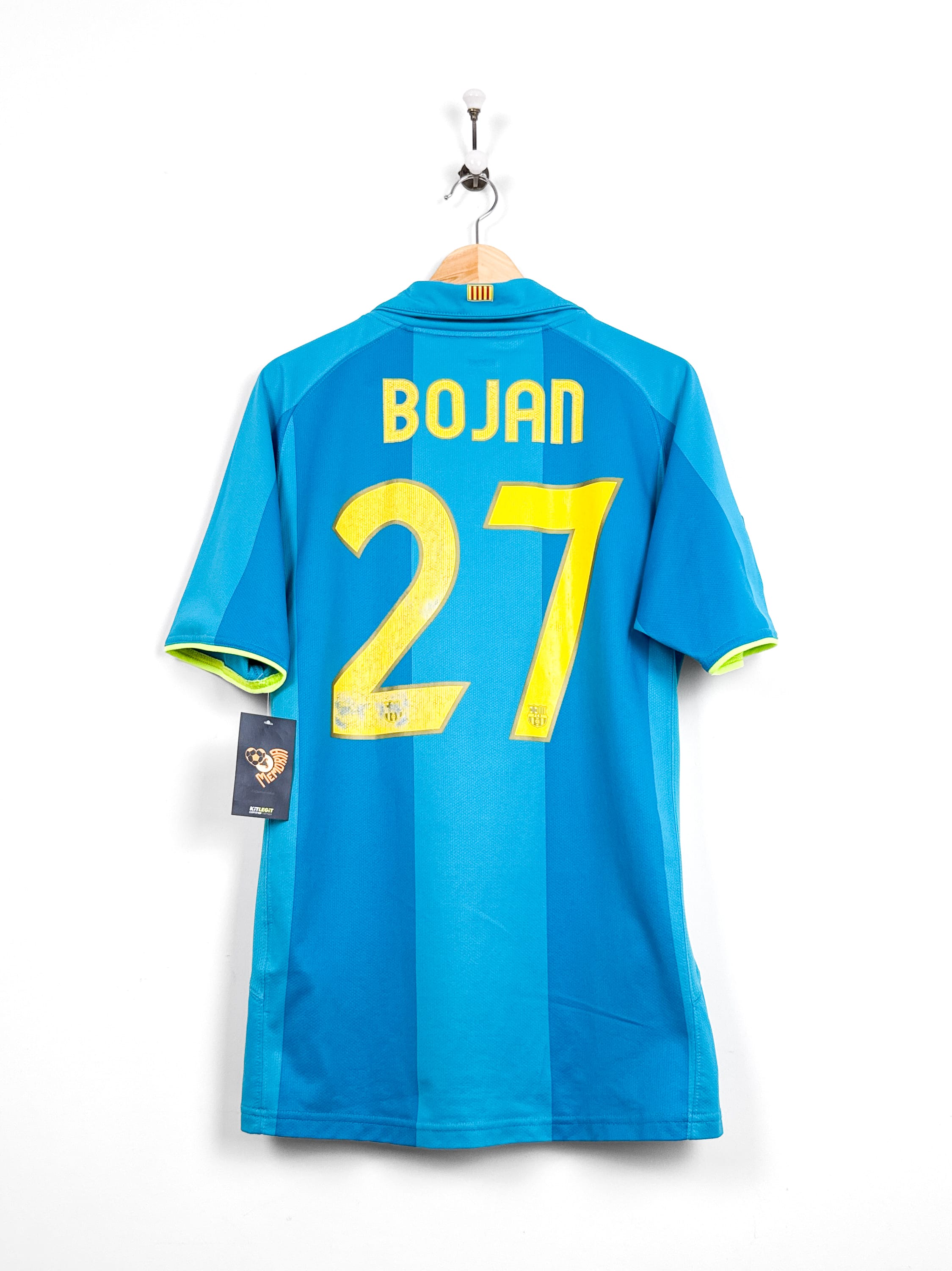 Maillot FC Barcelone 2007/08 Away (M) BOJAN #27