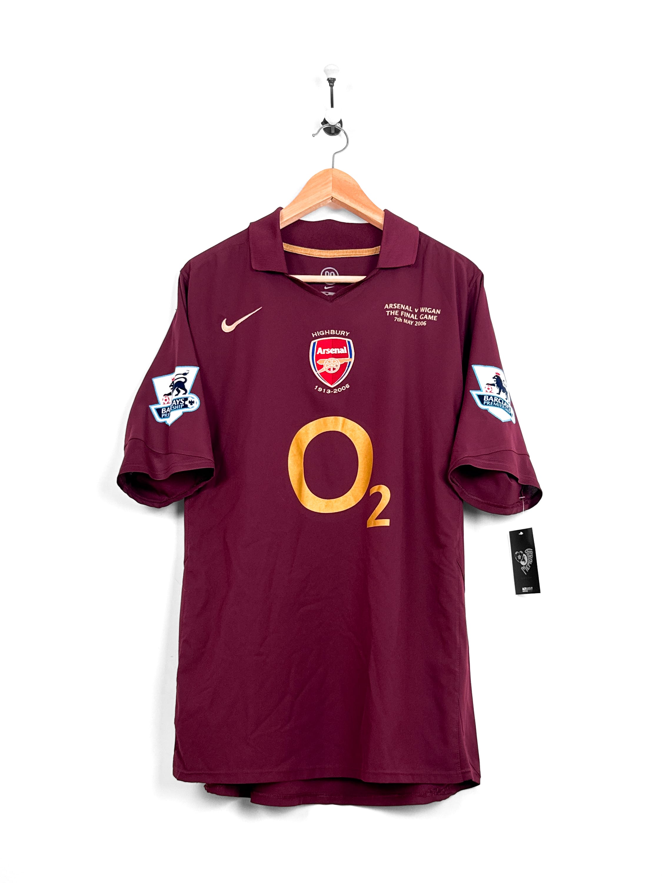 Maillot Arsenal 2005/06 Home (L) HENRY #14 Wigan Final Game