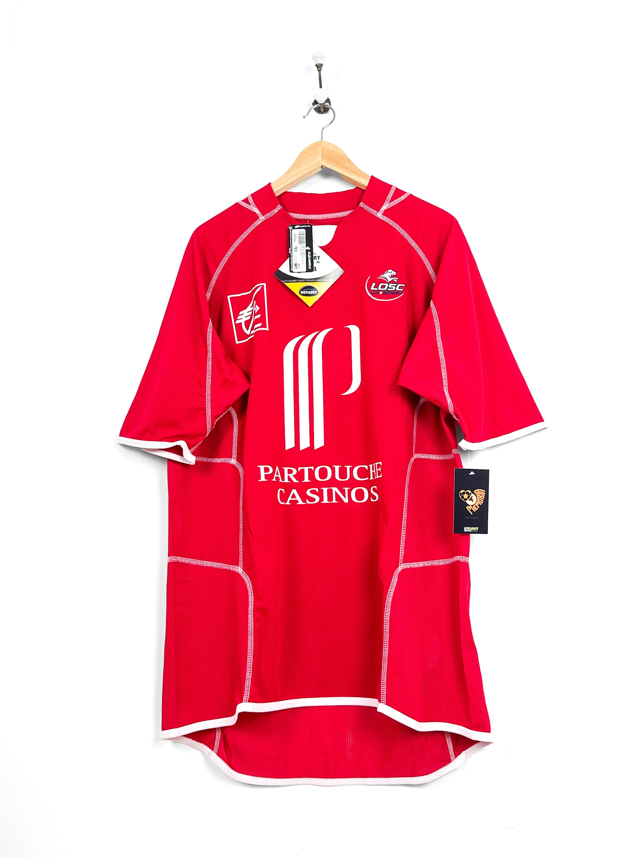 Maillot LOSC 2003/04 Home (XL) ABIDAL #14 BNWT