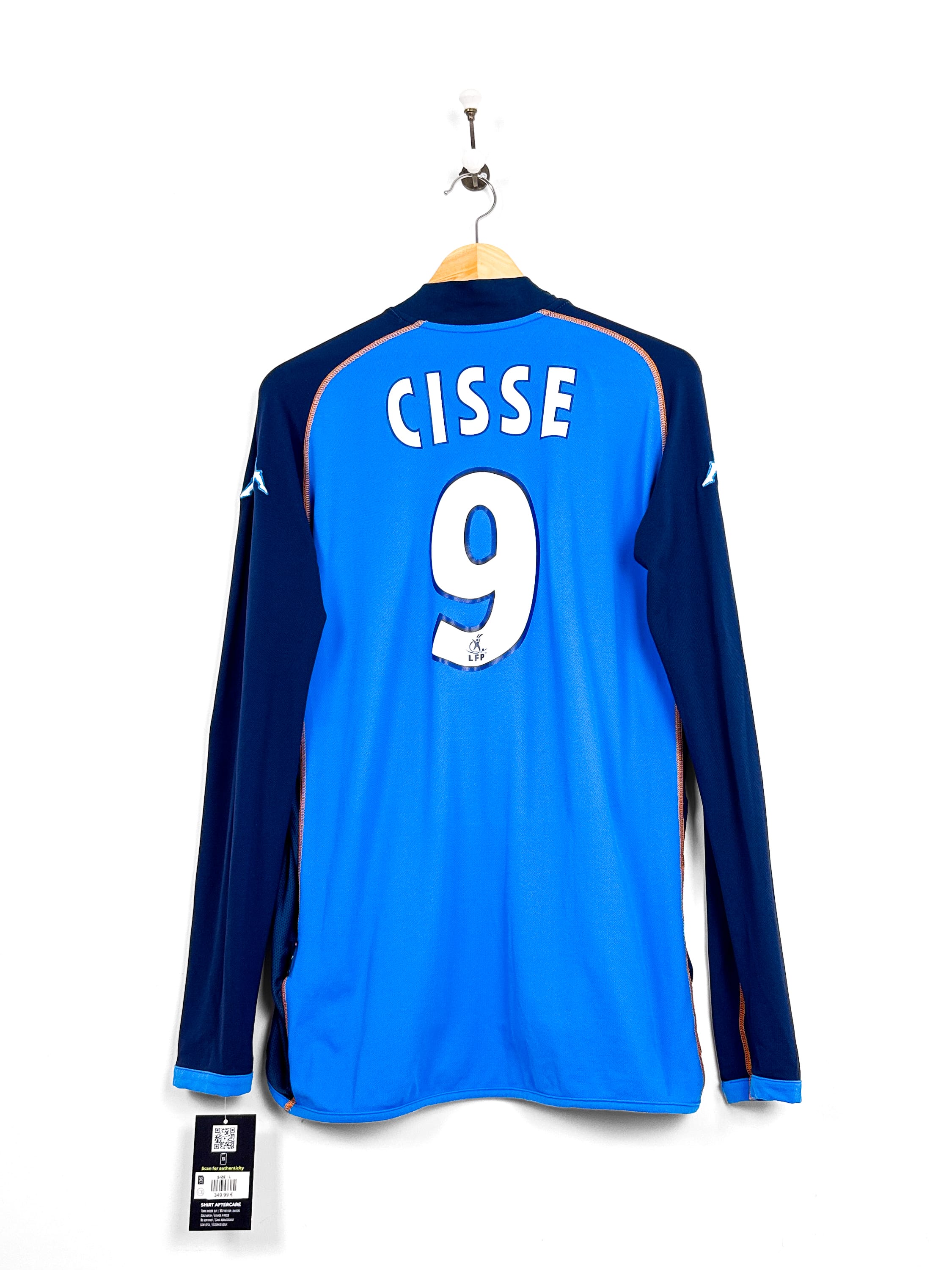 Maillot AJ Auxerre 2002/03 Away (L) CISSE #9 L/S