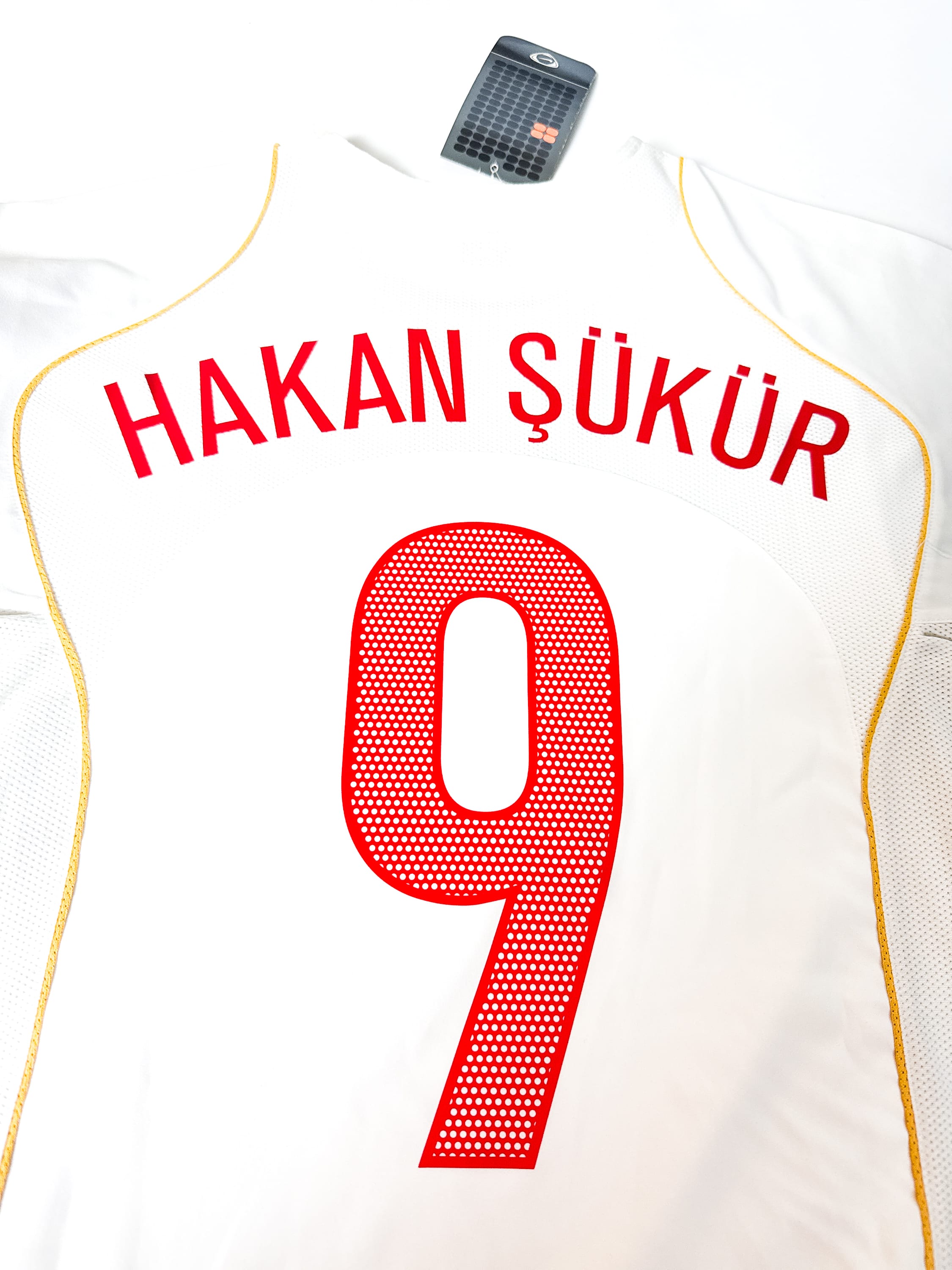 Maillot Turquie 2004 Away (M) HAKAN ŞÜKÜR #9 – BNWT