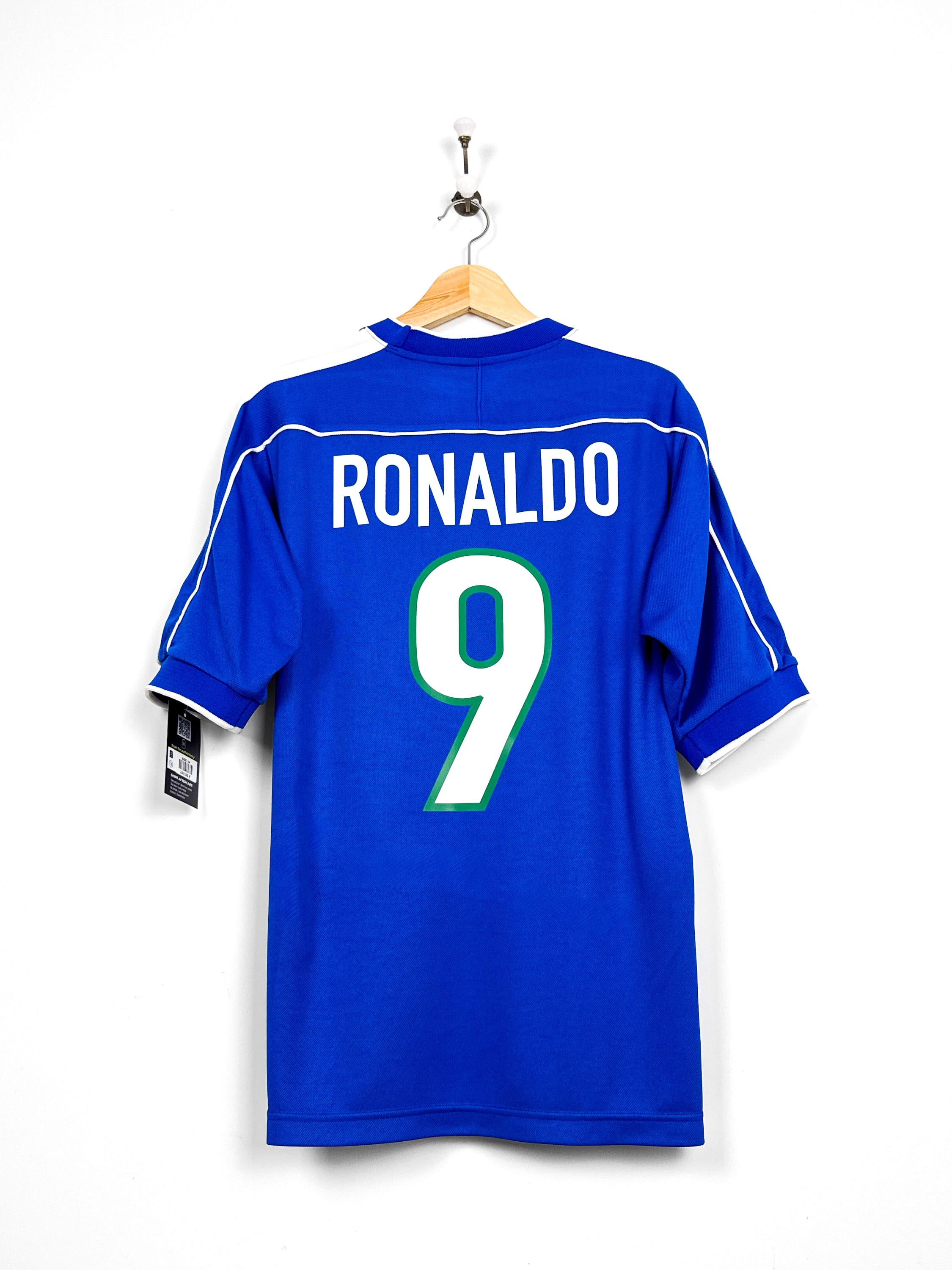 Maillot Brésil 1998 Away (M) RONALDO #9