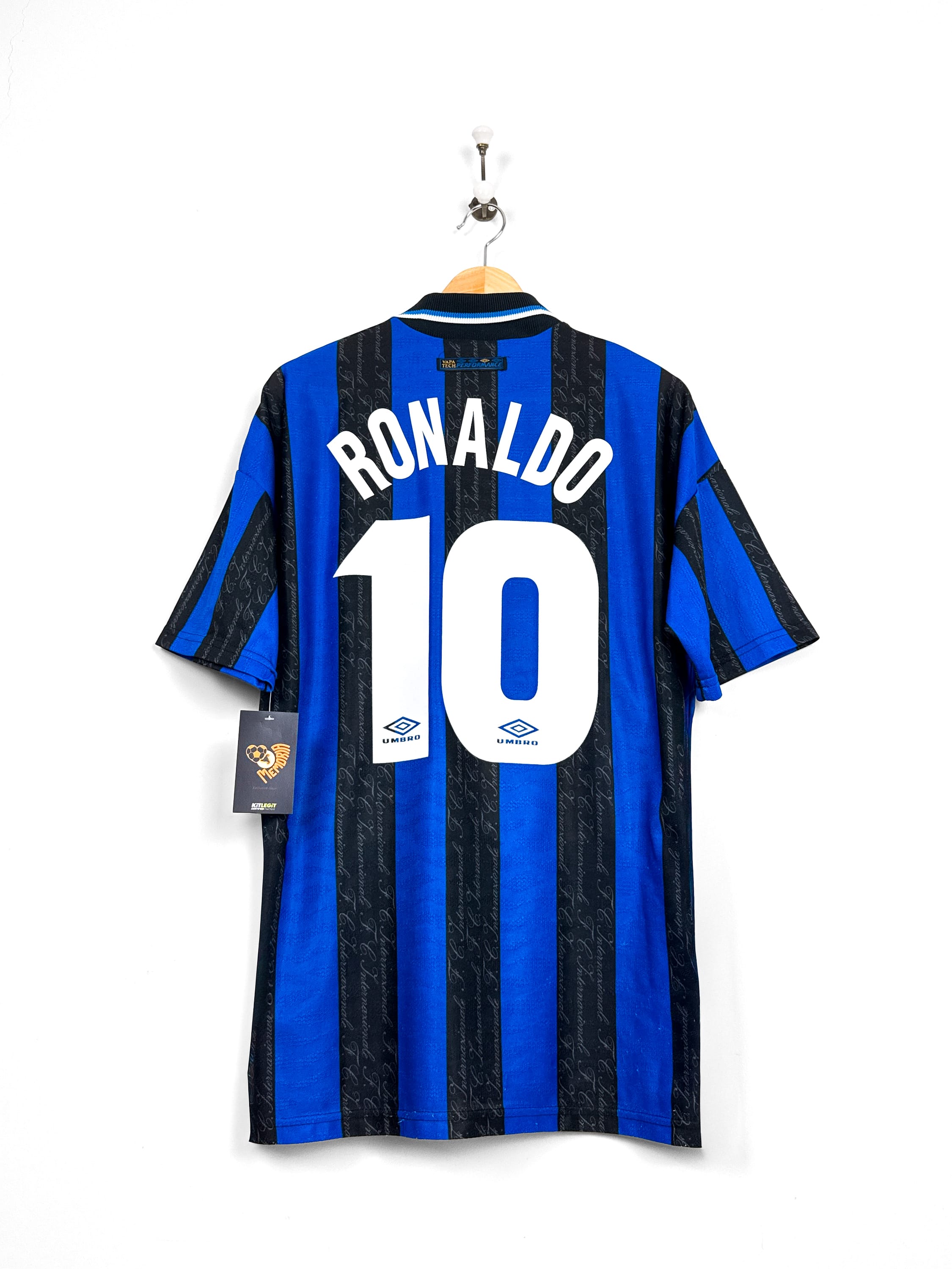 Maillot Inter Milan 1997/98 Home (L) RONALDO #10