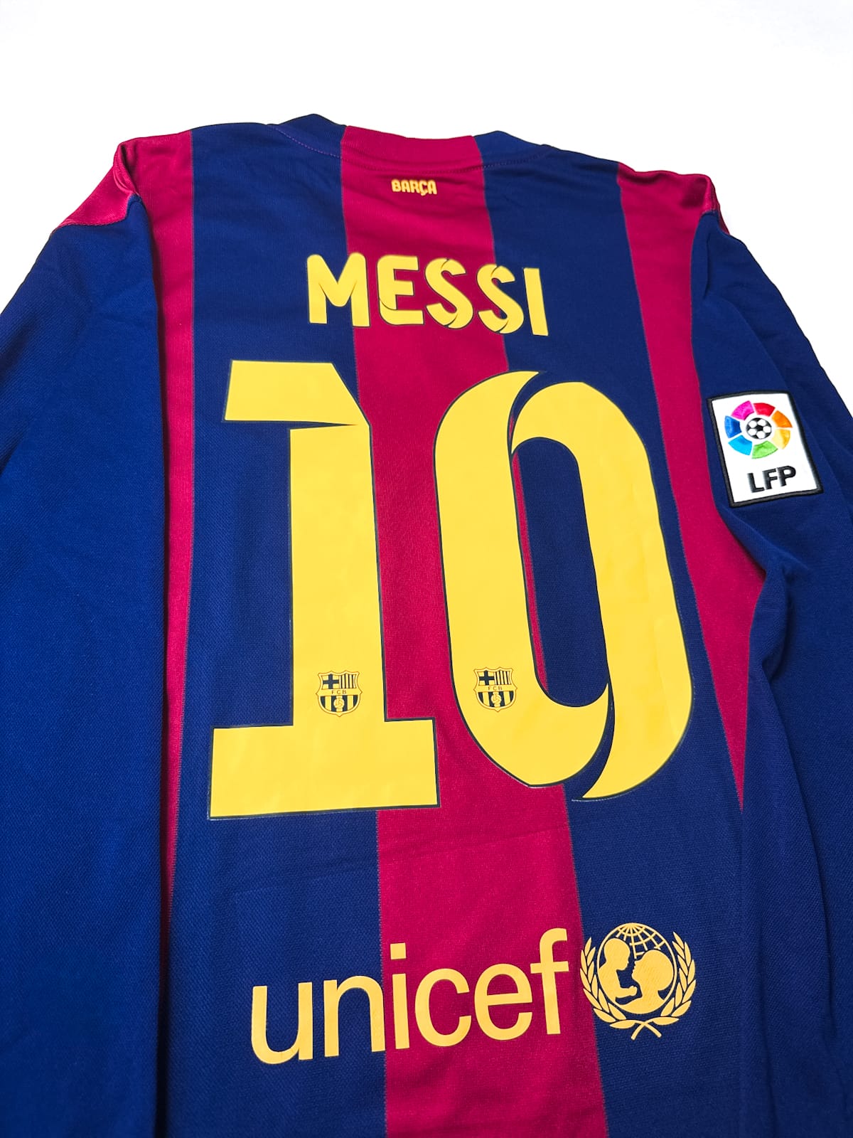 Maillot FC Barcelona 2014/15 Home (L) MESSI #10 L/S