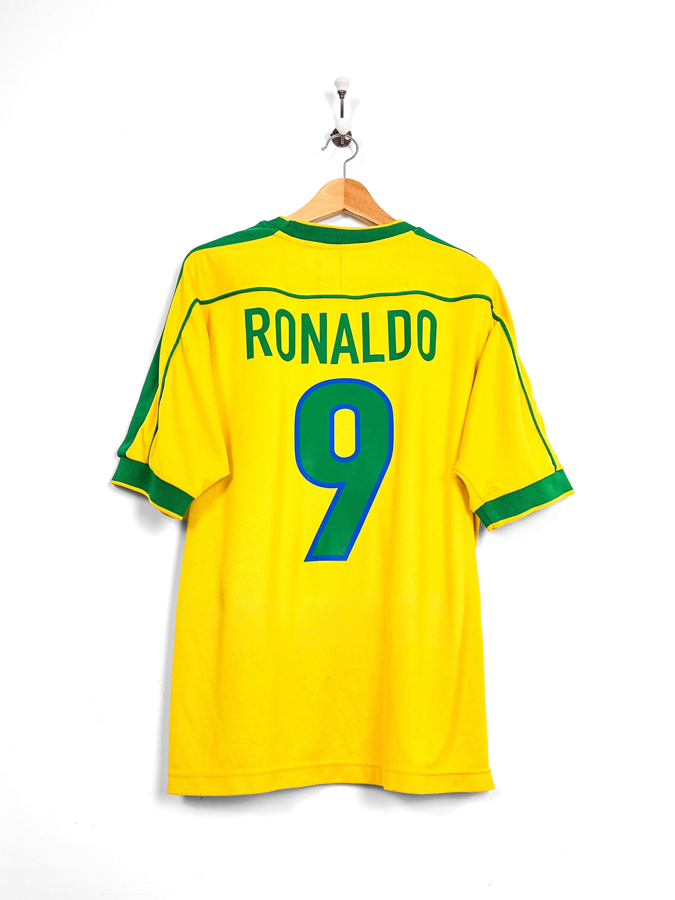 Maillot Brésil 1998 Home (L) RONALDO #9