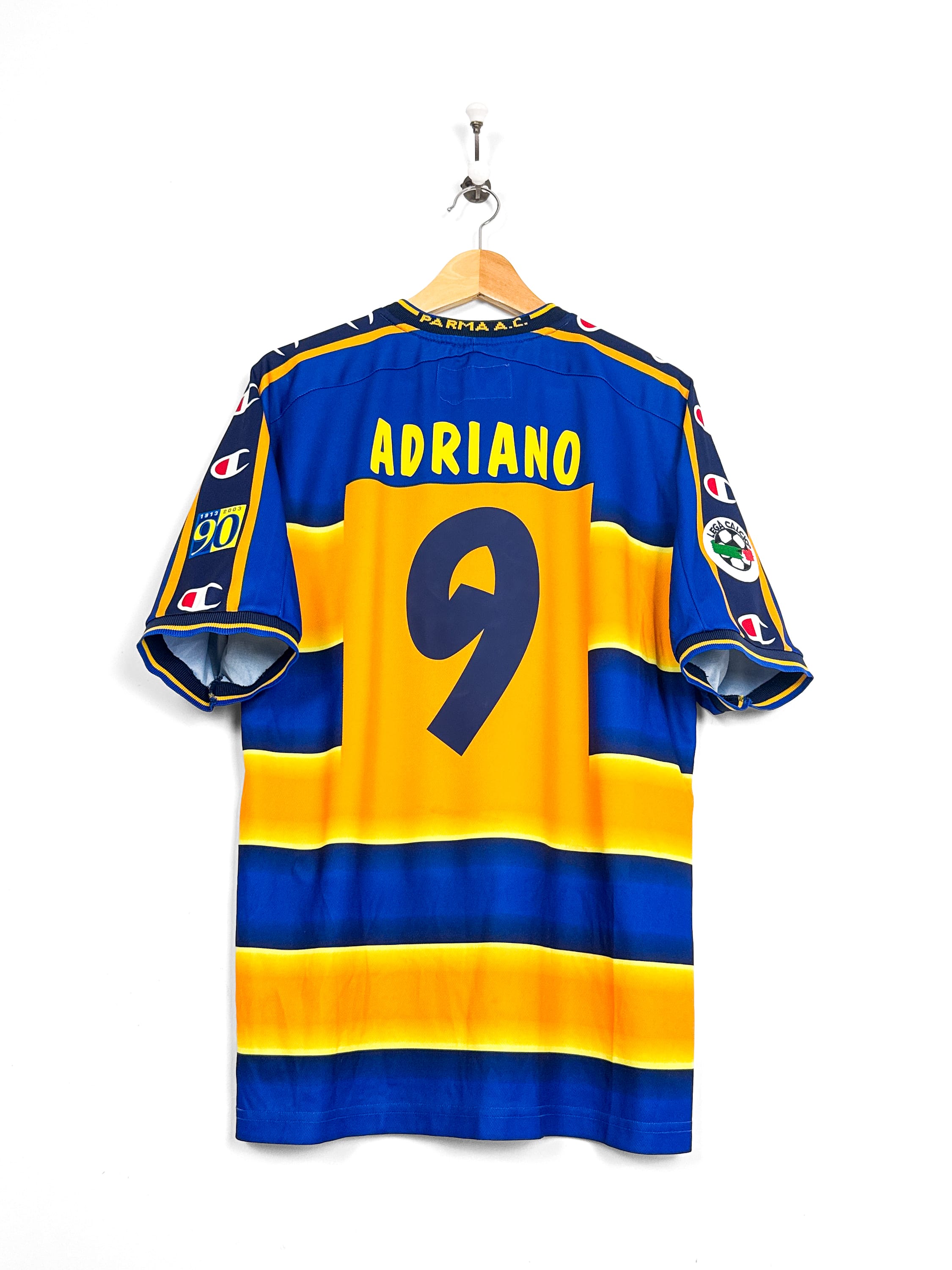 Maillot Parma 2002/03 Home (L) ADRIANO #9