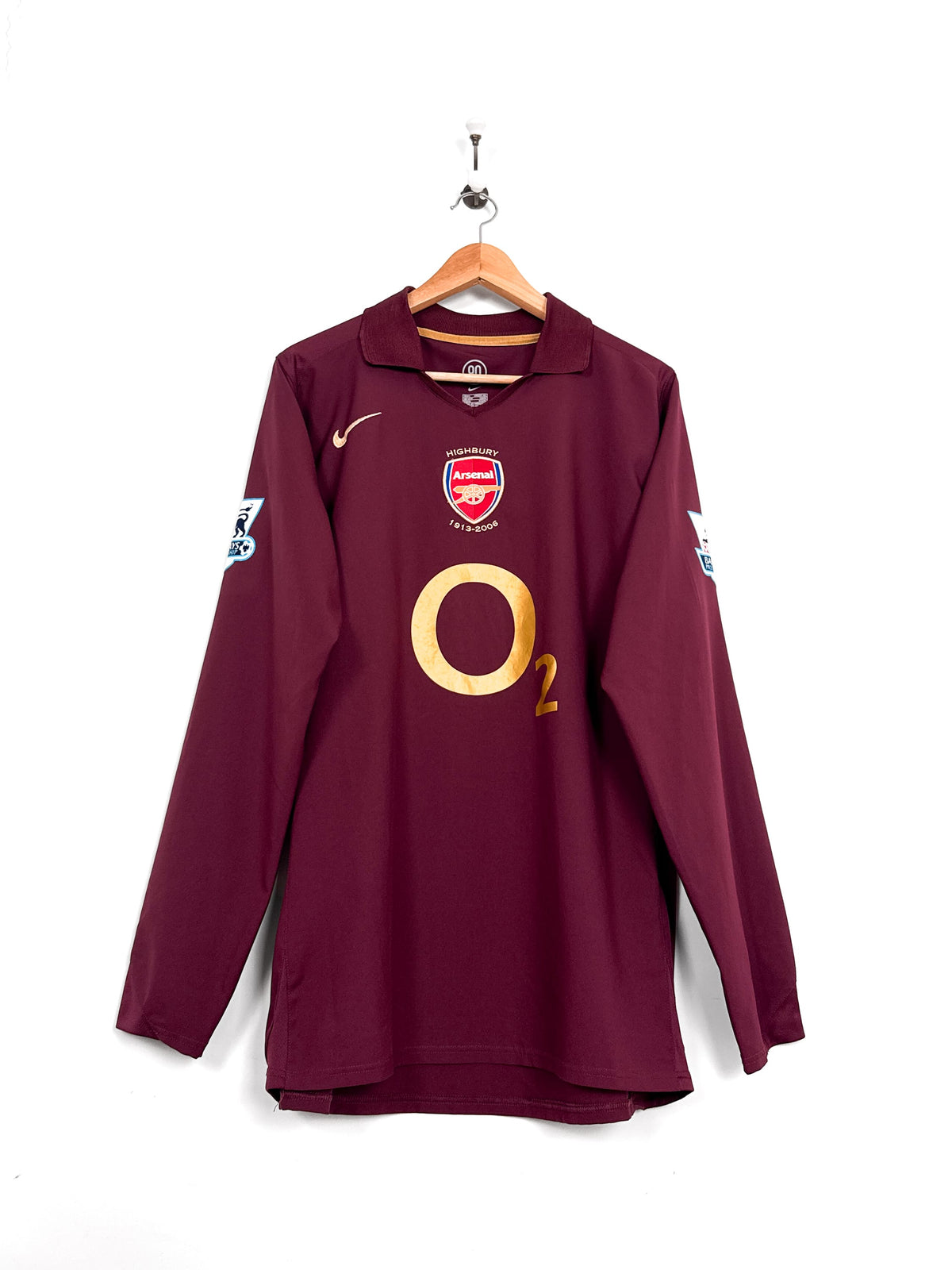 Maillot Arsenal 2005/06 Home (L) HENRY #14 L/S