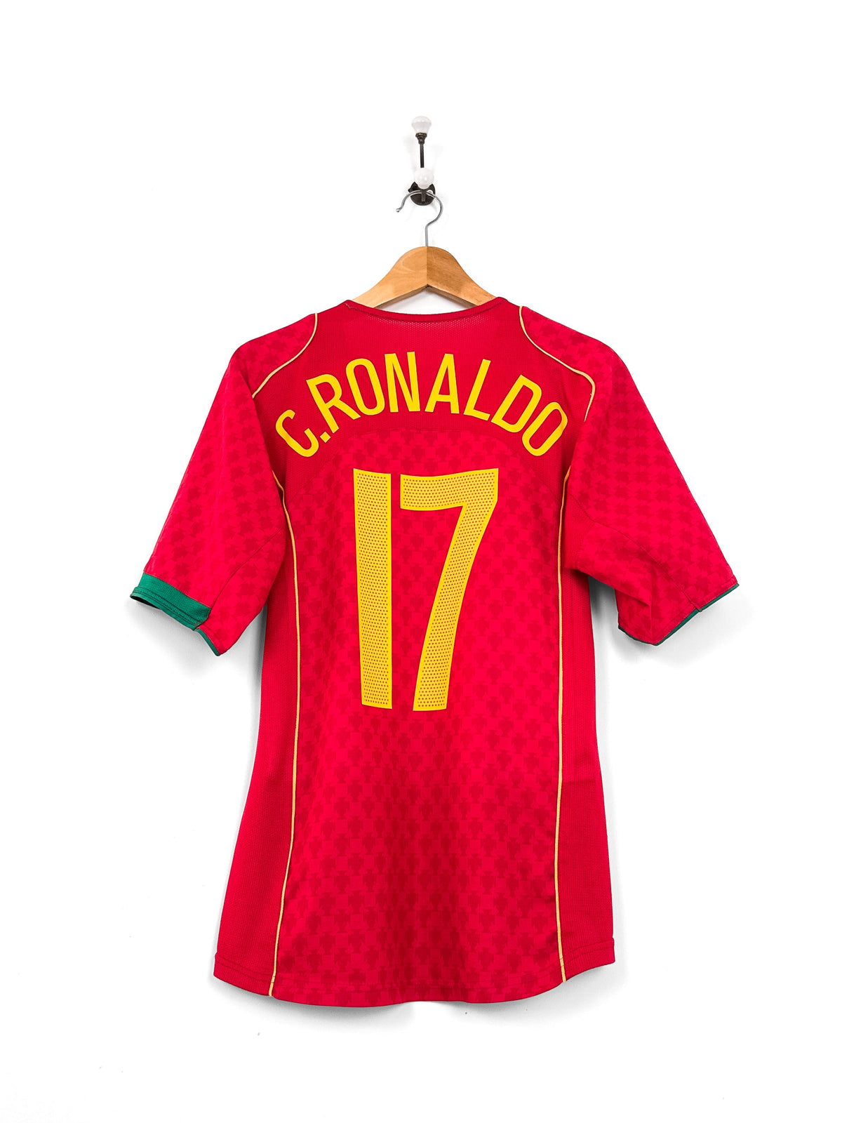 Maillot Portugal Euro 2004 Home (M) C. RONALDO #17