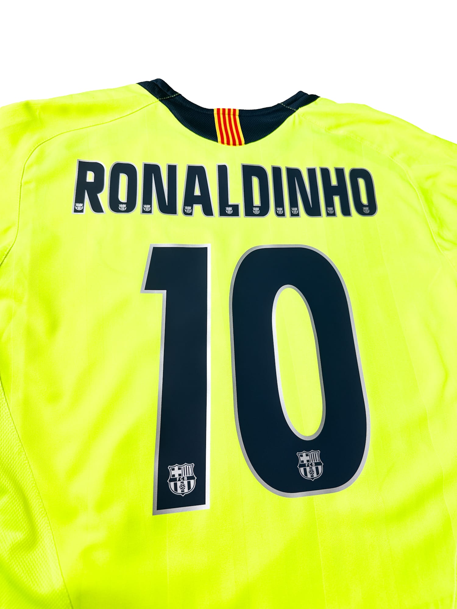 Maillot FC Barcelona 2005/06 Away (M) RONALDINHO #10 UCL