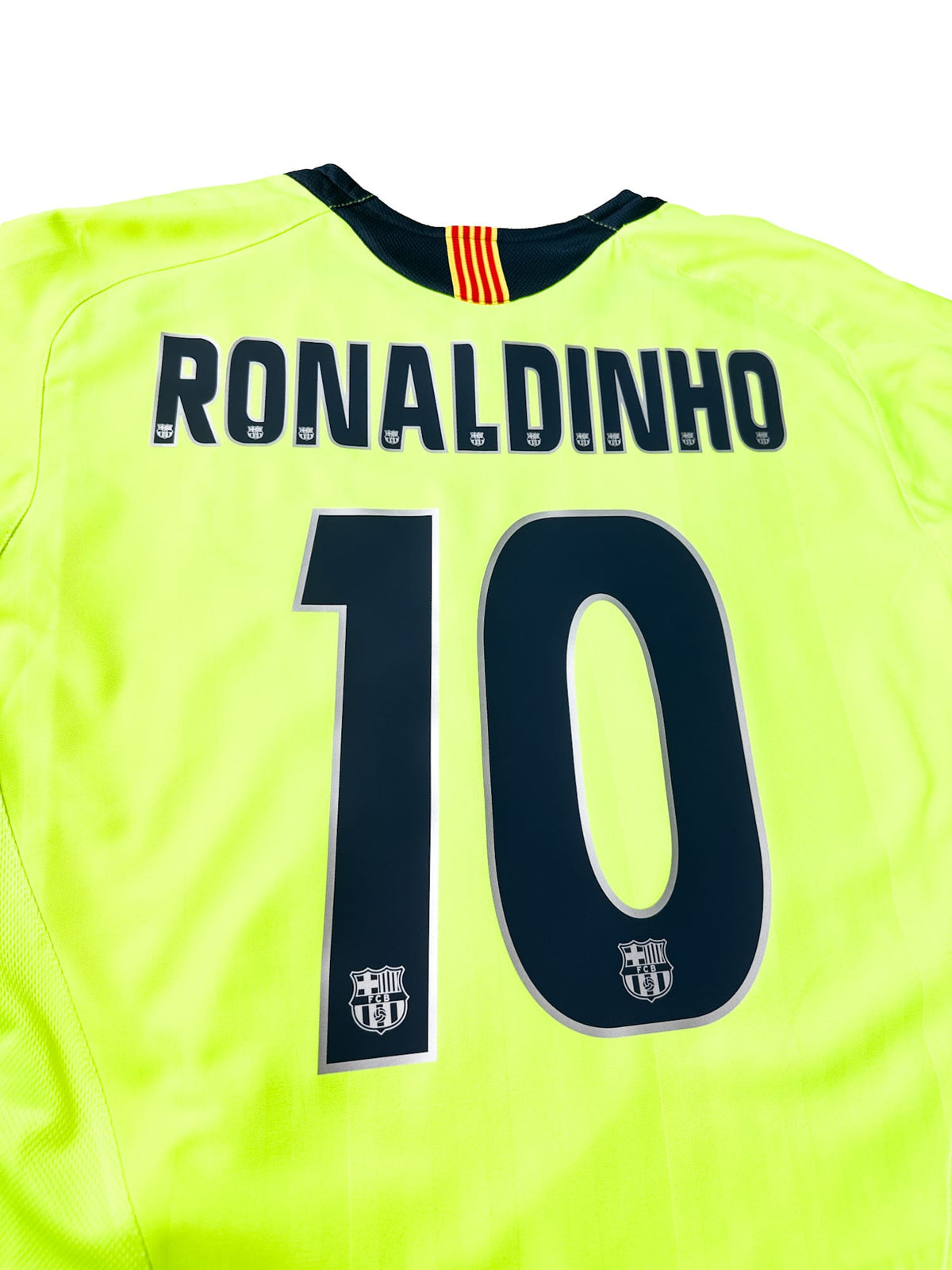 Maillot FC Barcelona 2005/06 Away (M) RONALDINHO #10 UCL