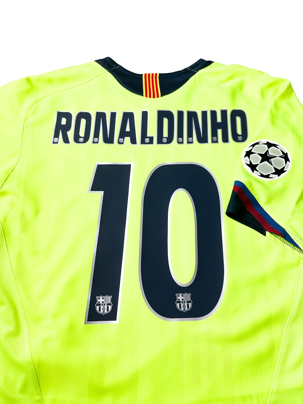 Maillot FC Barcelona 2005/06 Away (M) RONALDINHO #10 UCL