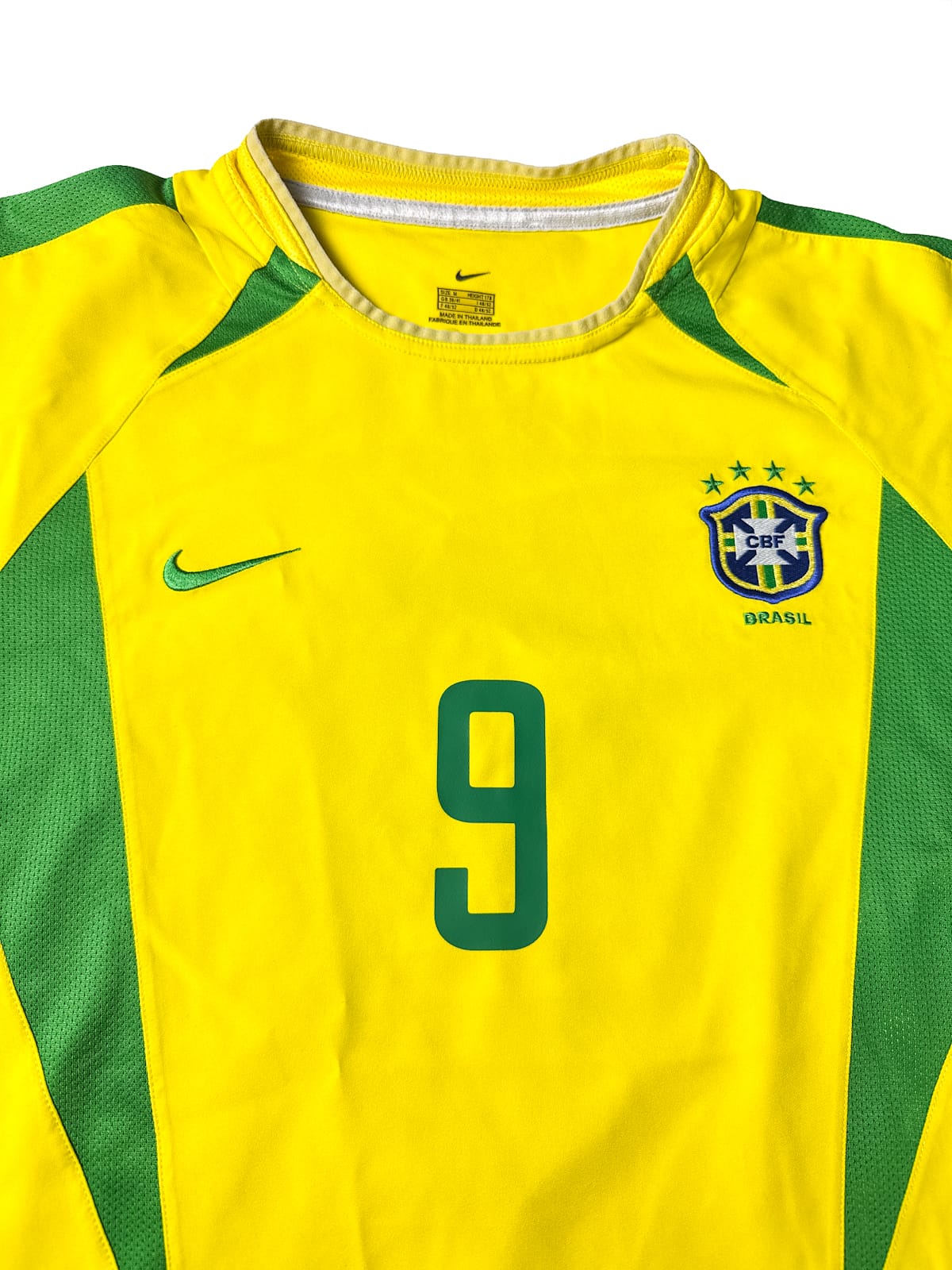Maillot Brésil 2002 Home (M) RONALDO #9