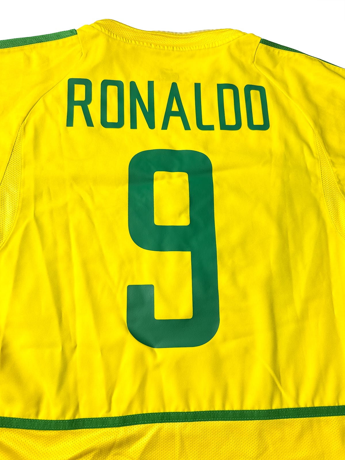 Maillot Brésil 2002 Home (M) RONALDO #9